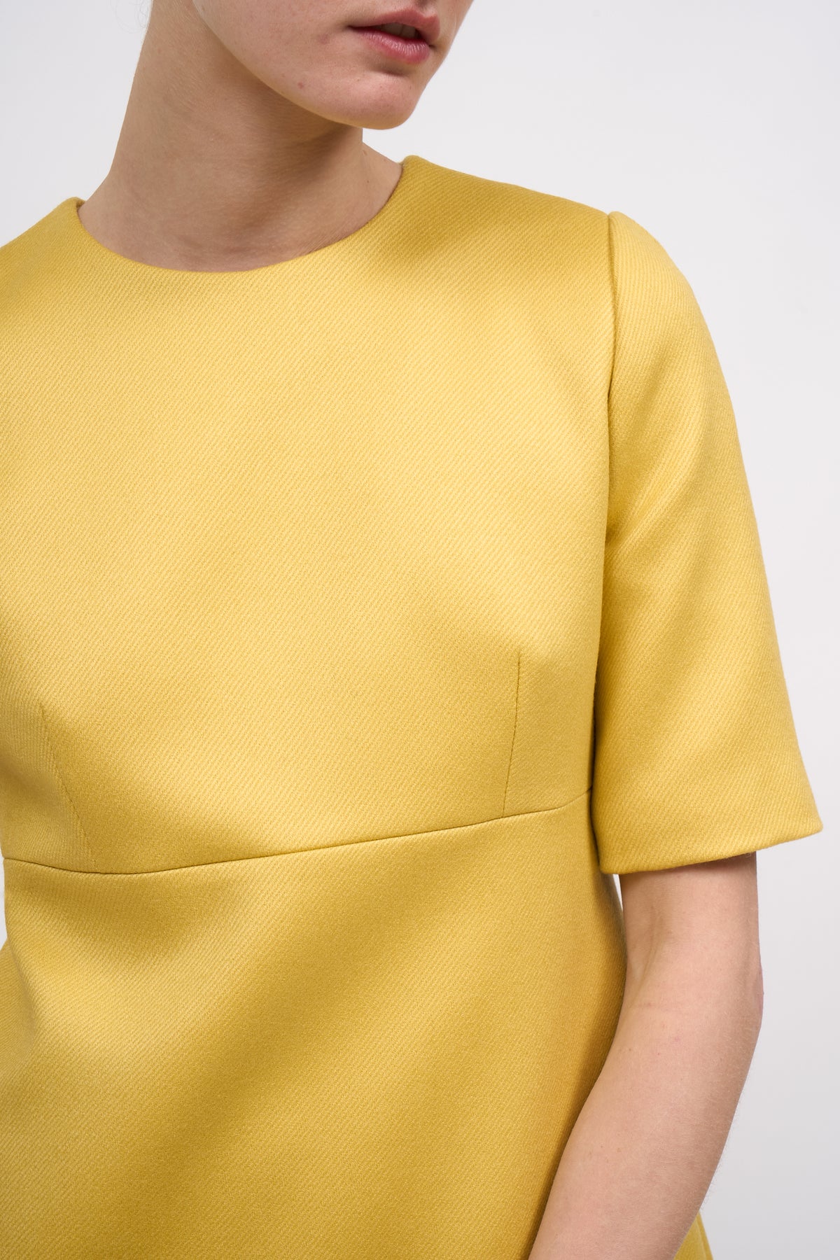 Paul & Joe Enya robe courte twill laine droite