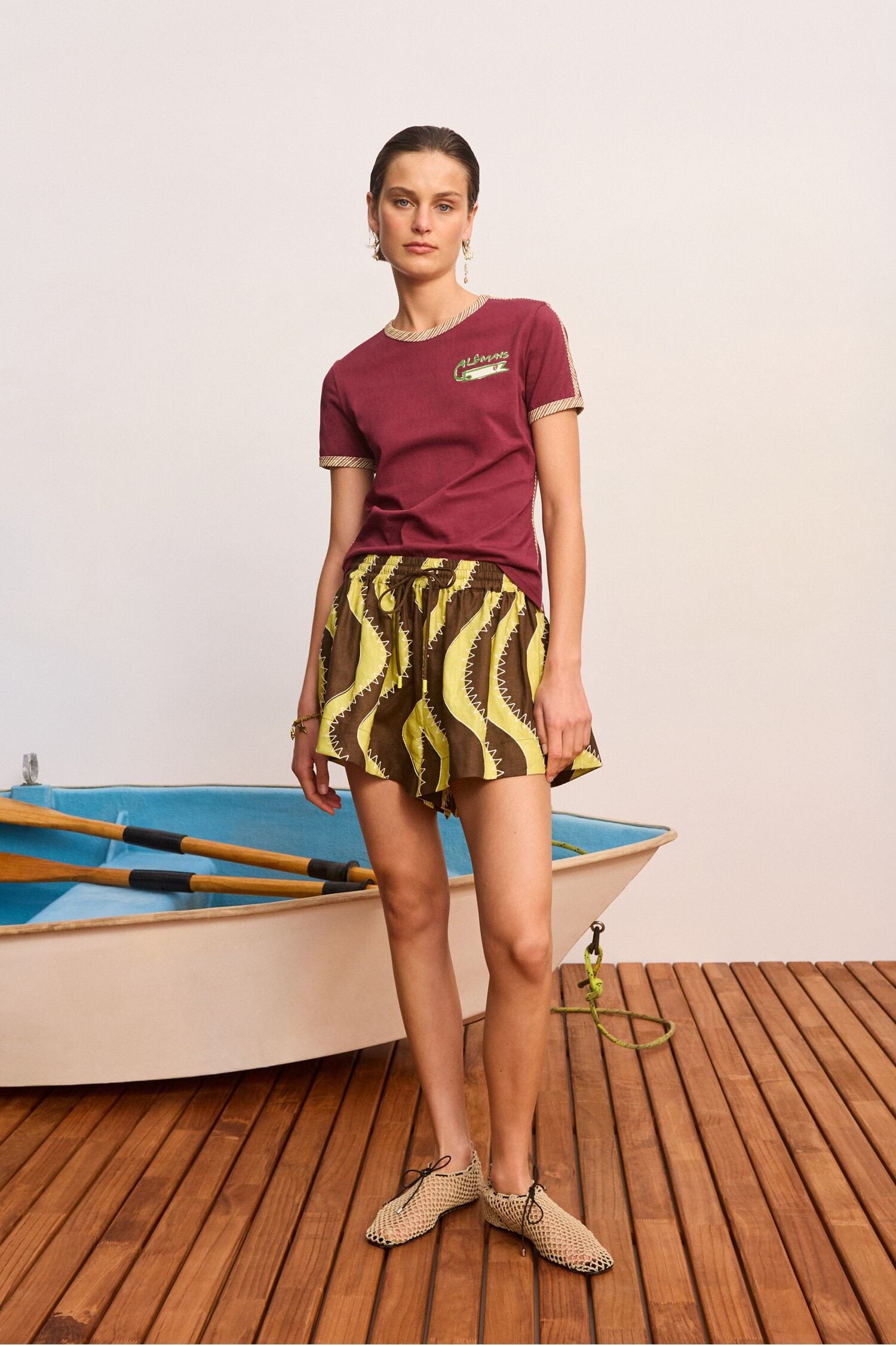 Alemais Frankie Short short lin taille élastique