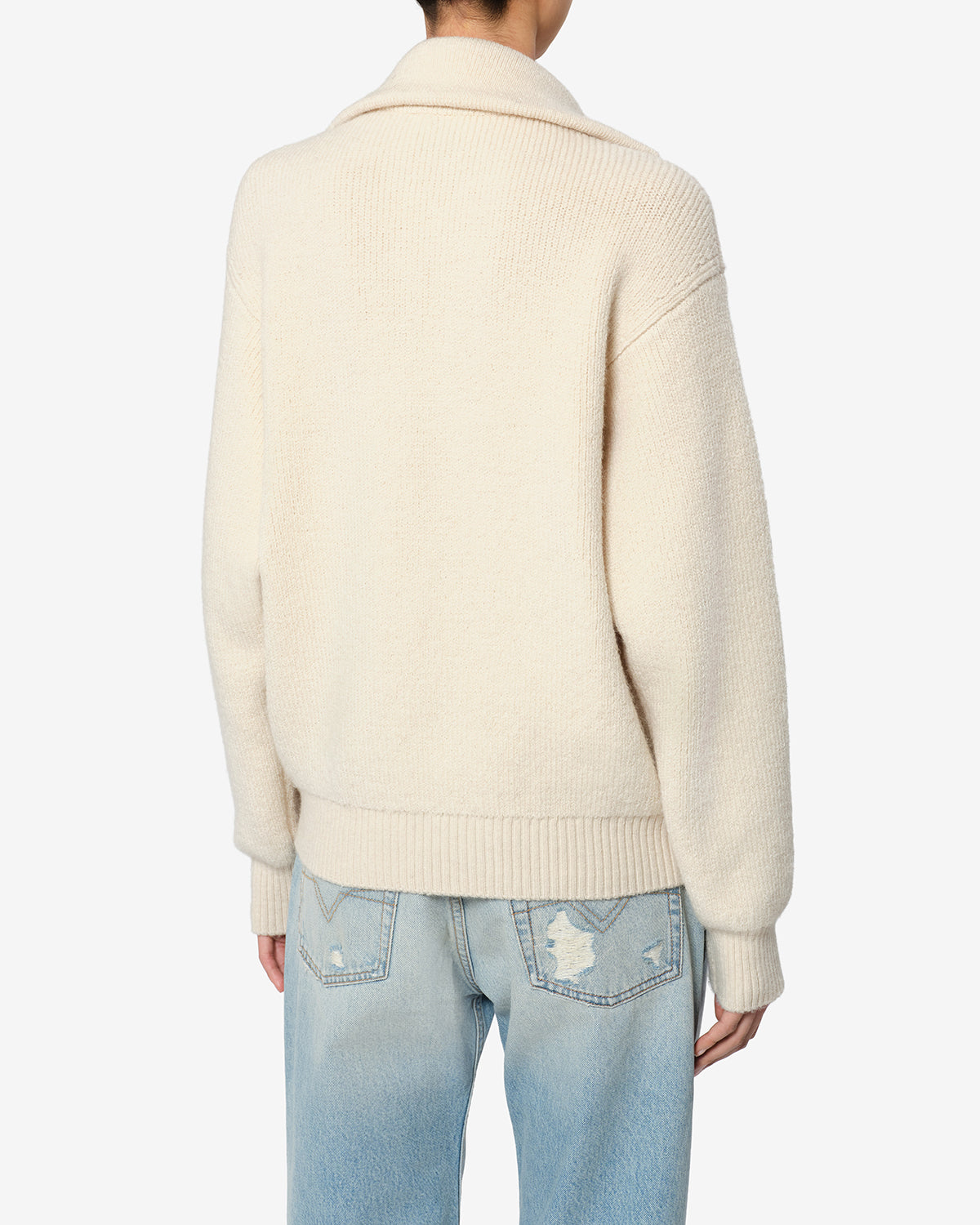 Isabel Marant Ydalia pull écru laine alpaga