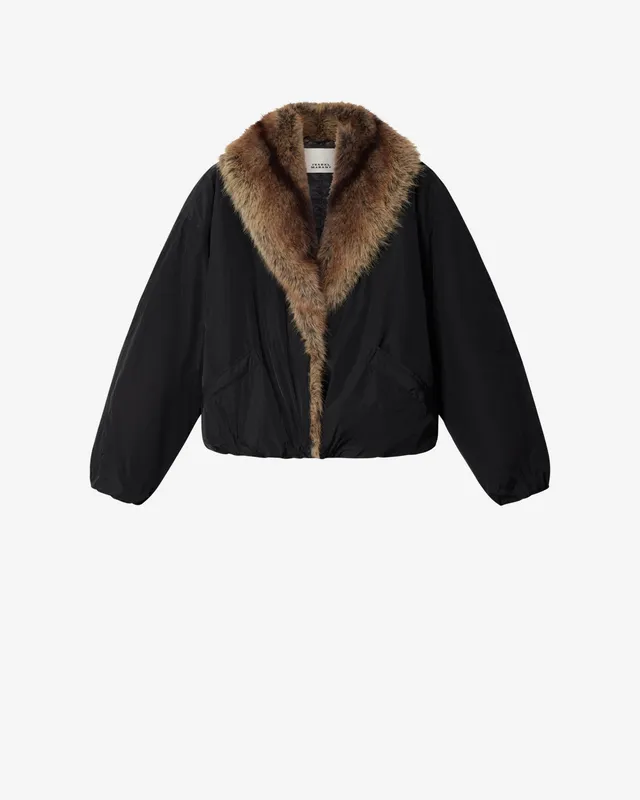 Isabel Marant Charone VE0606FA veste noire parka réversible