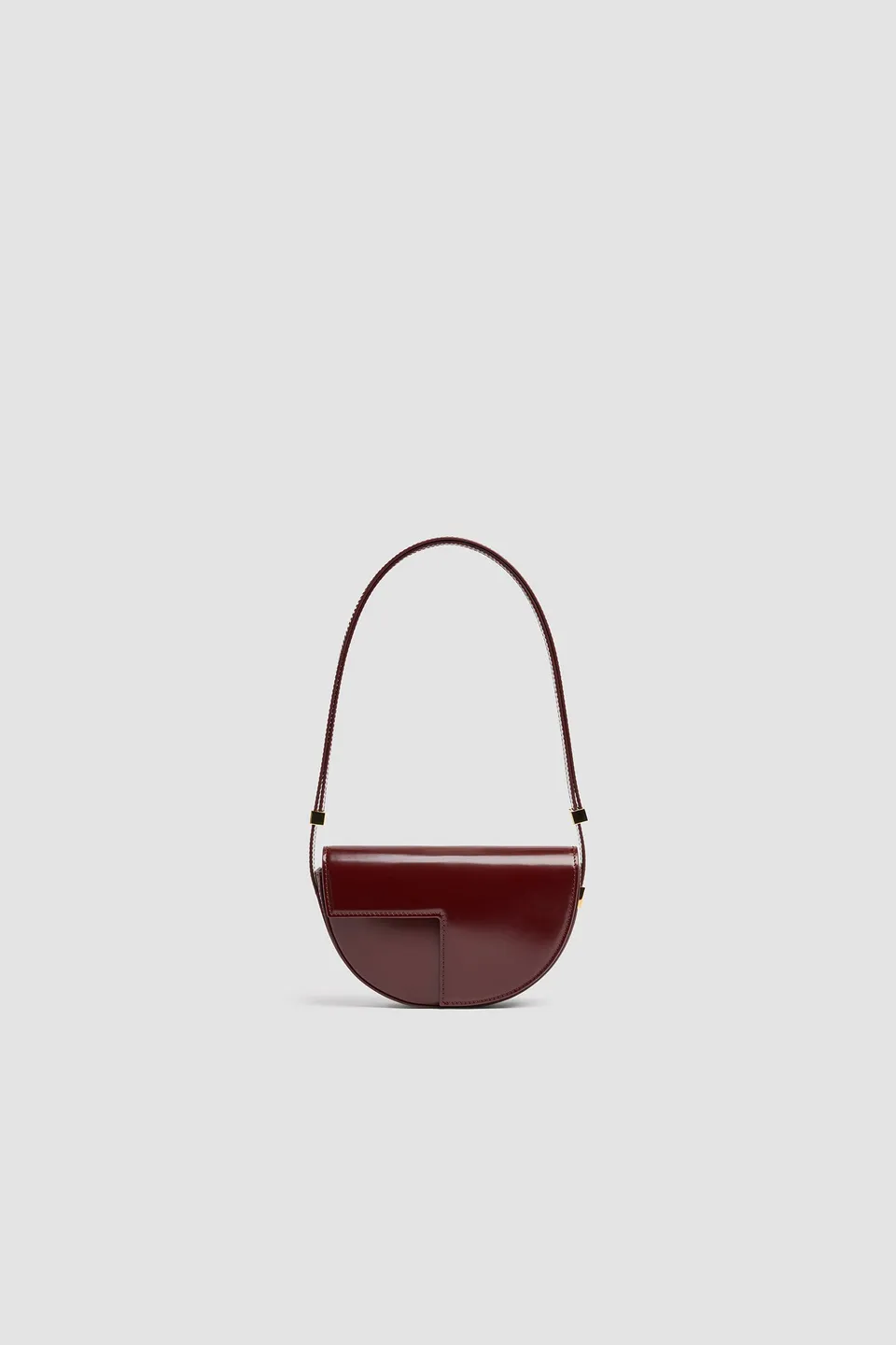 Patou BA024 Sac cuir Syrah Petit Patou verni