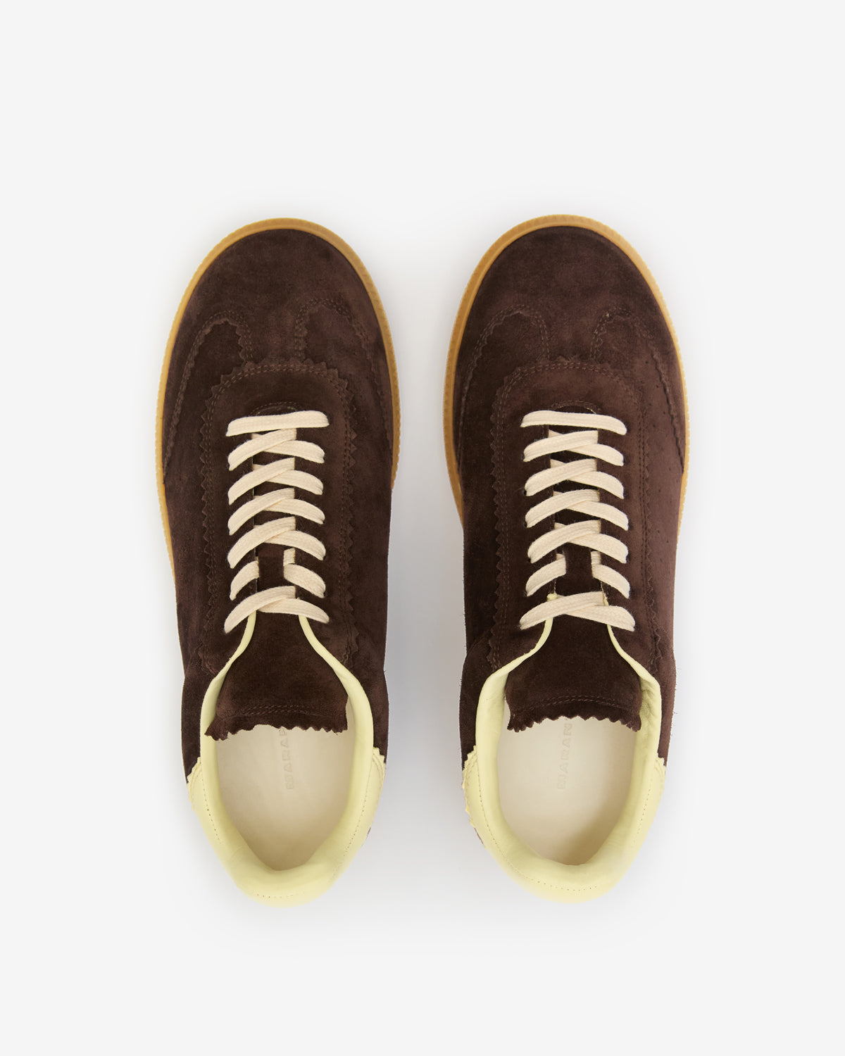 Isabel Marant Brycy BK0008HA baskets chocolate cuir