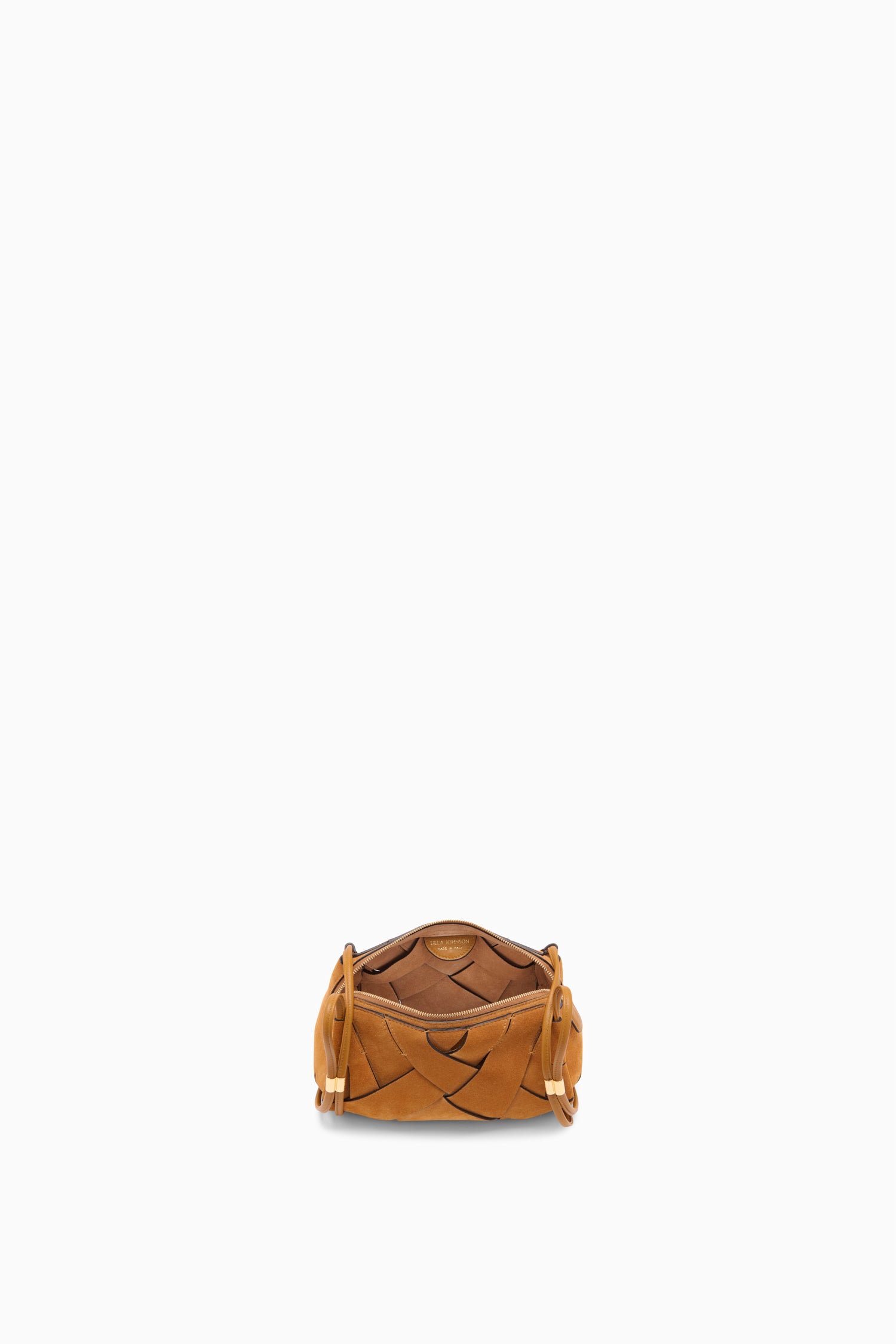 Ulla Johnson Charlotte Sac Canyon Marron Cuir Suède