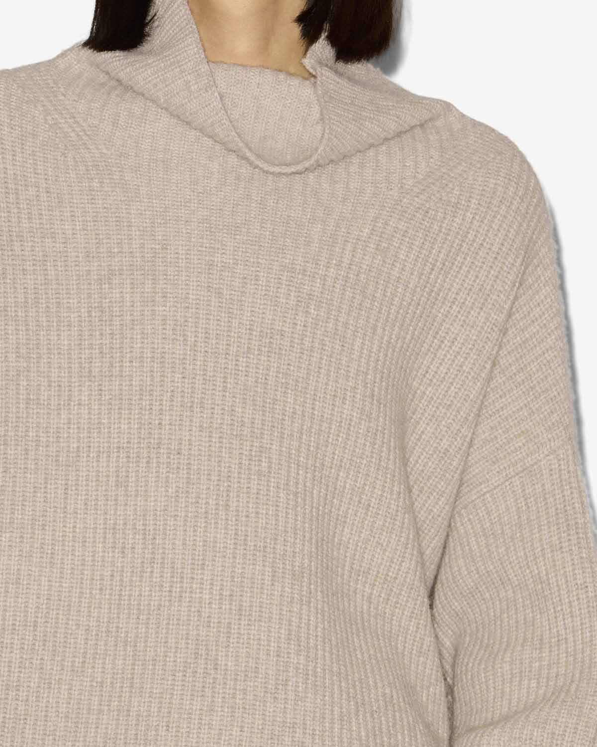 Isabel Marant Brooke pull beige laine mérinos cachemire