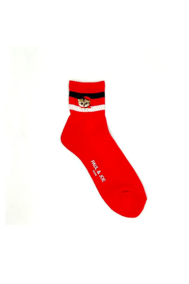 Paul & Joe Chaussettes Nounette in Paris rouges