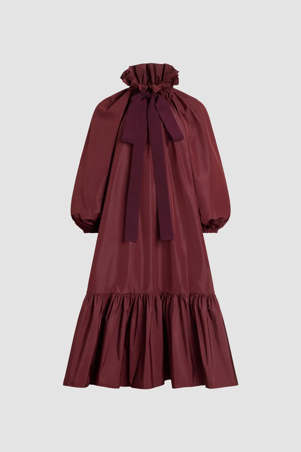 Patou DR215 robe midi faille recyclée rouge Vignola