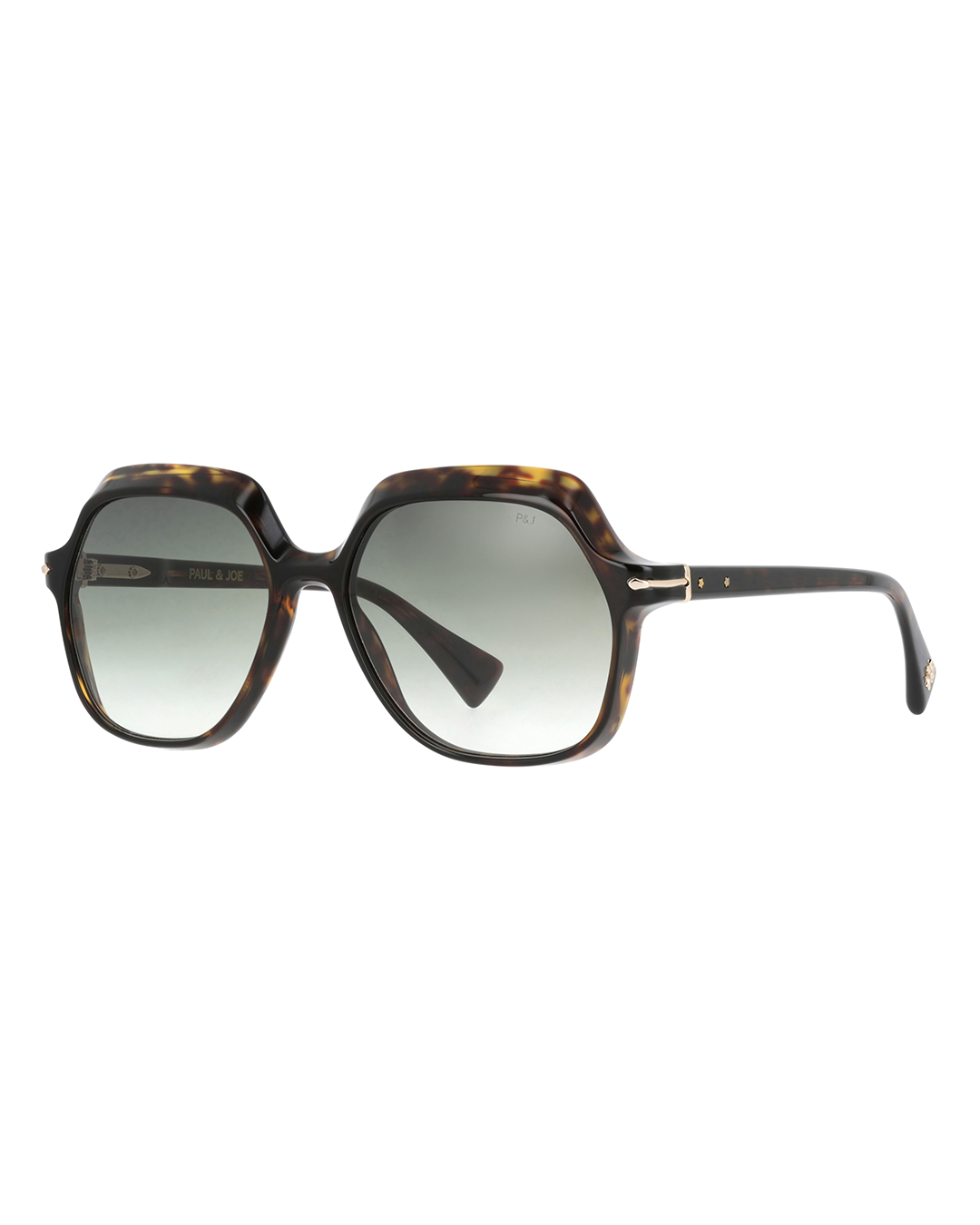 Paul & Joe Meryl 01 lunettes soleil 70s écaille foncée