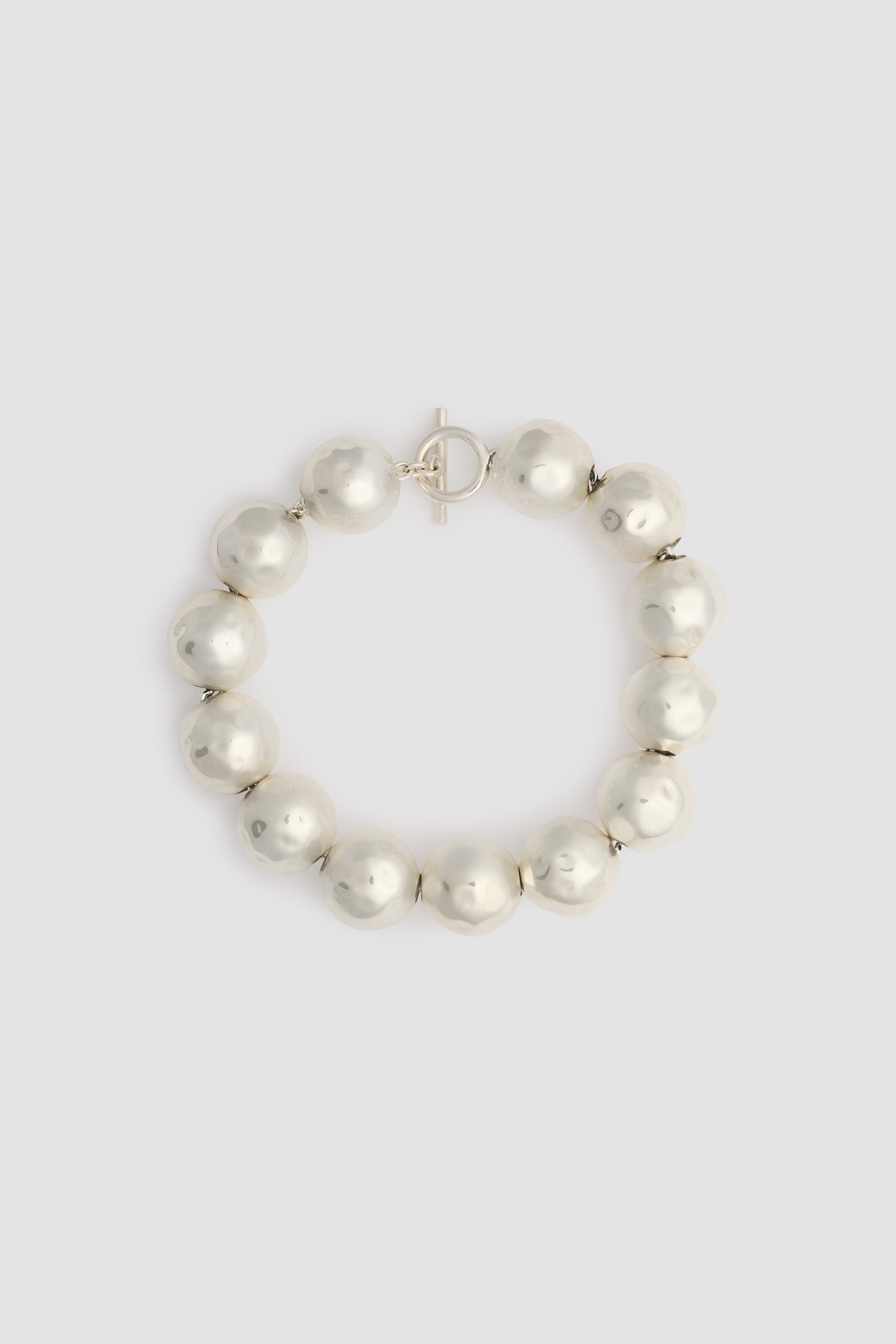 Patou JW130 collier argent boules martelées