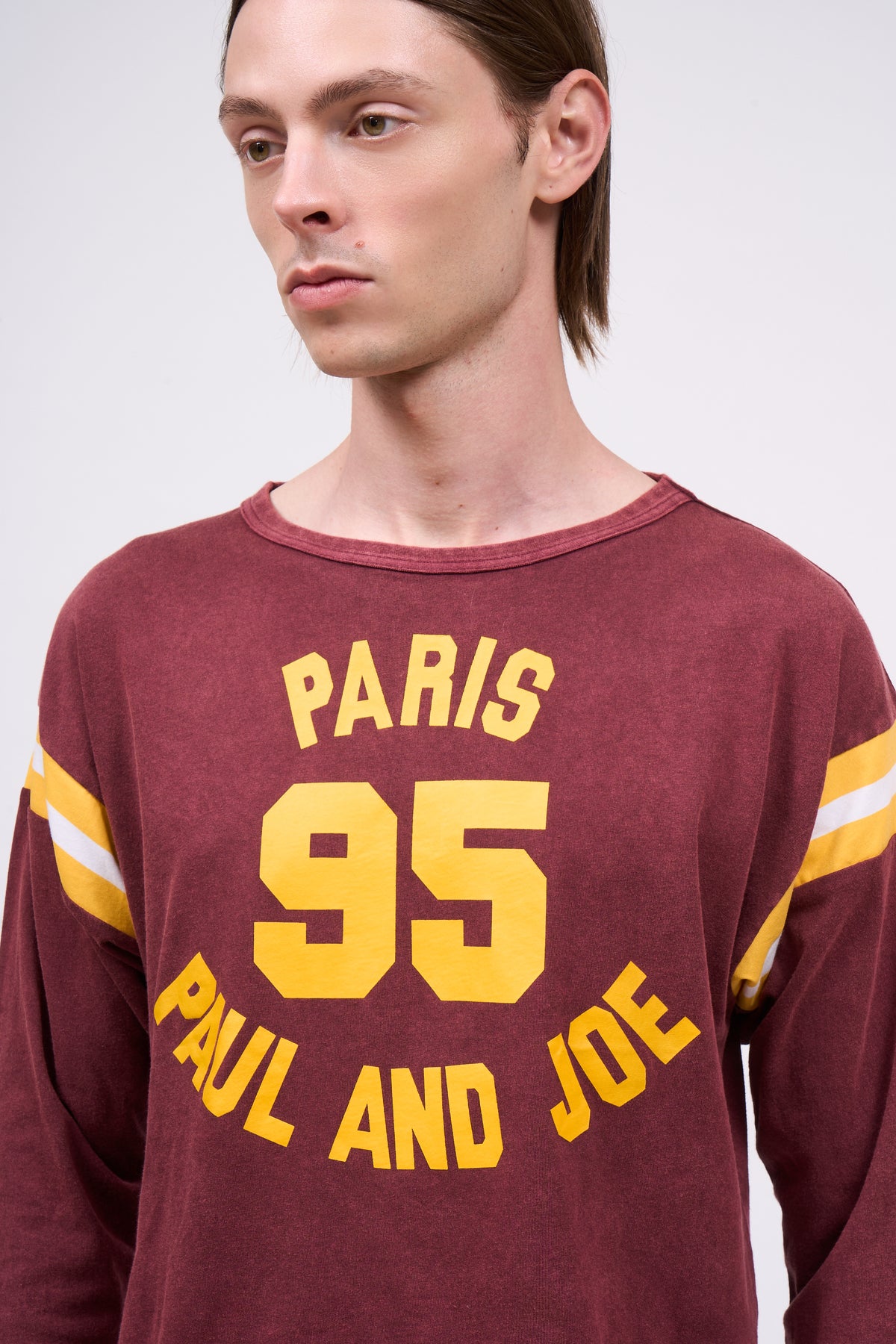 Paul & Joe Baseball t-shirt coton floqué Paris 95 taille S