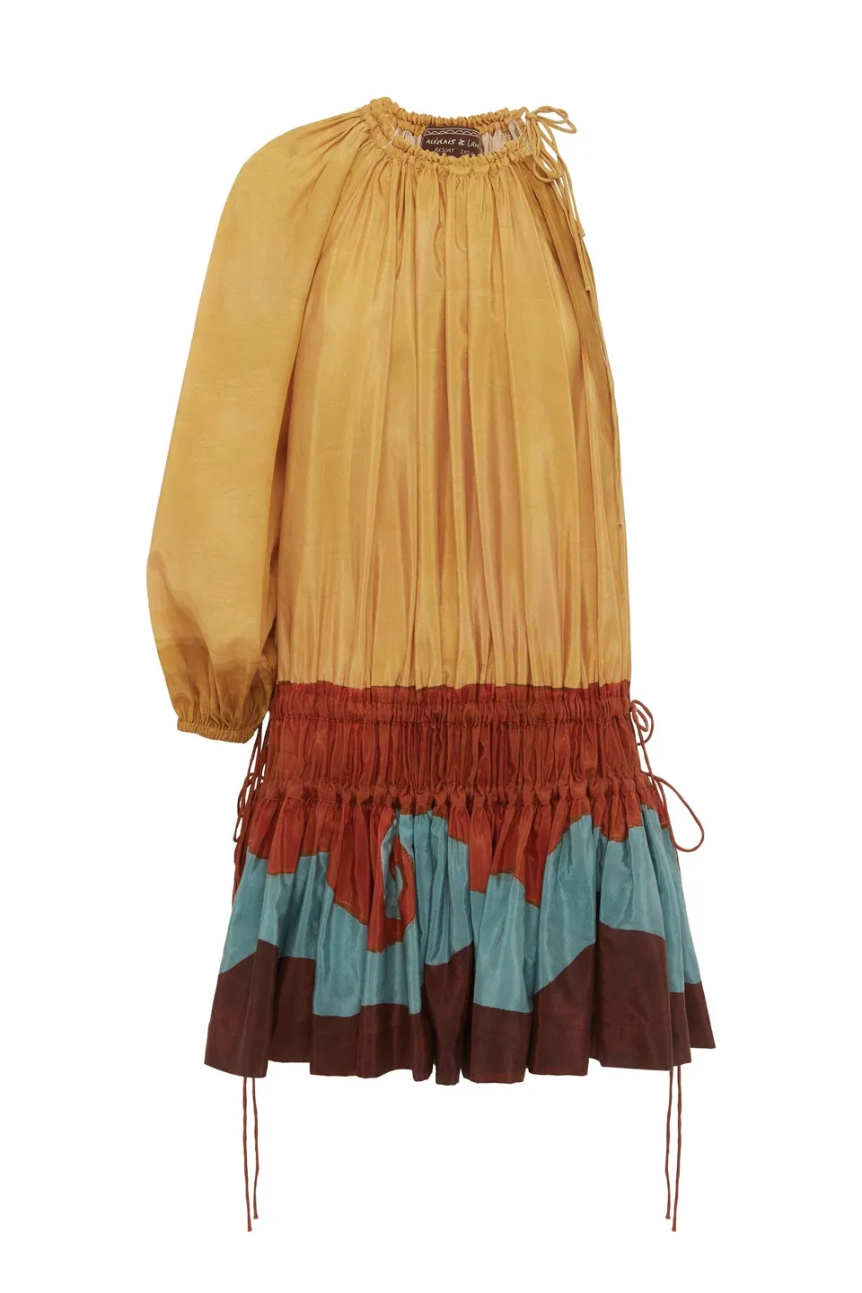 Alemaïs Desert Mini Dress robe mini soie cordon