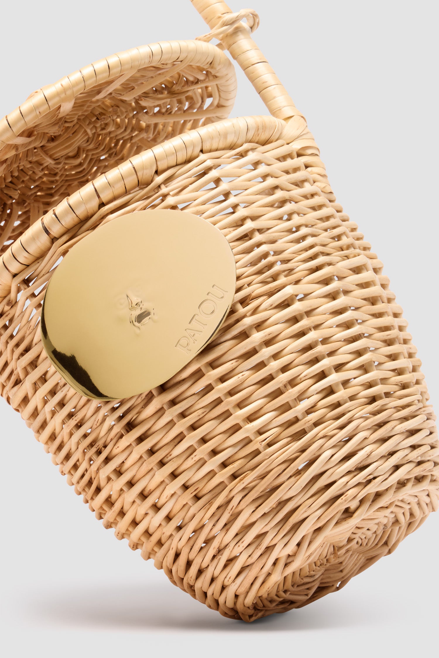 Patou AC003 sac panier osier vanilla seau