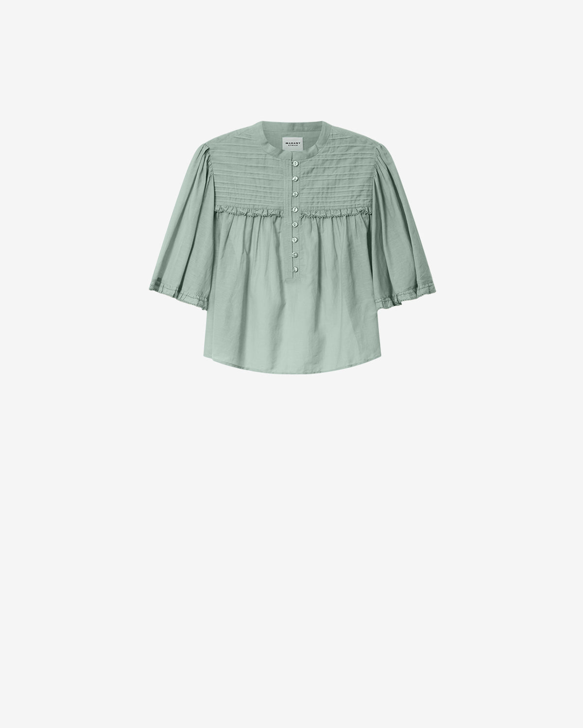 Isabel Marant Douna Top Blouse Coton Sauge