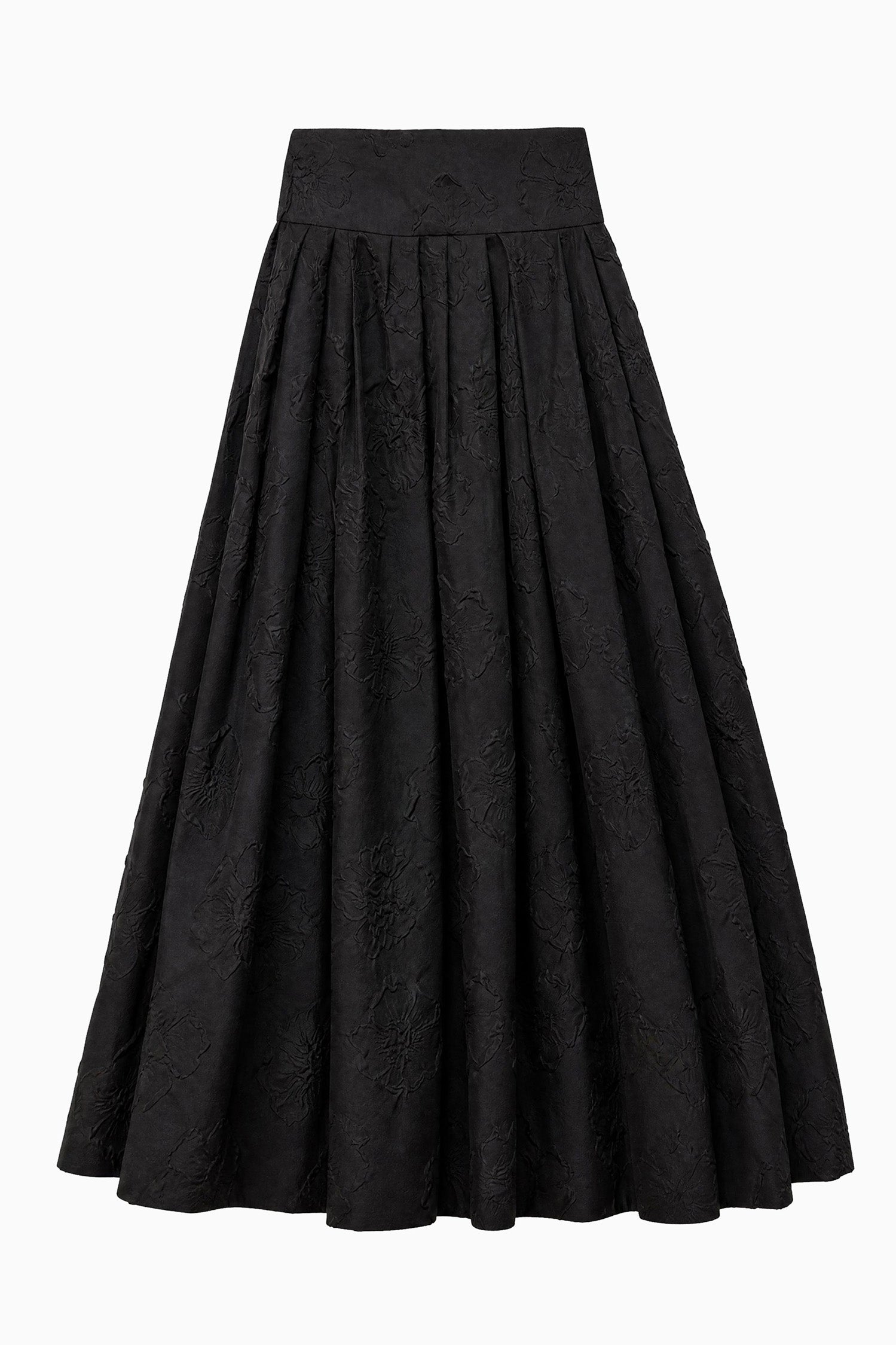 Ulla Johnson Angelique FA260327 jupe midi Noir plissée