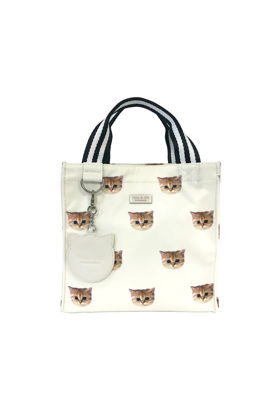 Paul & Joe Nounette tote bag ivoire TU imprimé chat