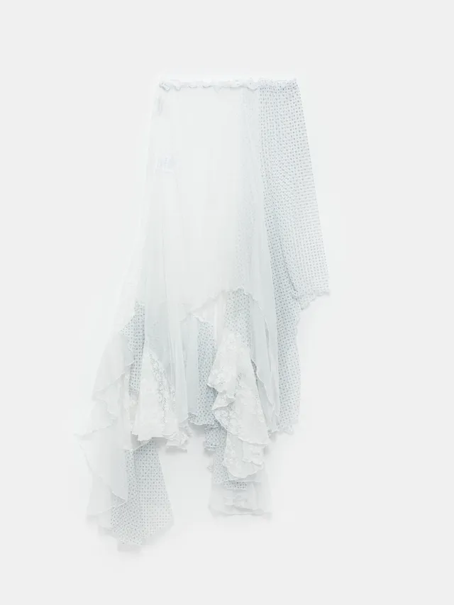 Ester Manas Two Ways jupe blanche pois en tulle