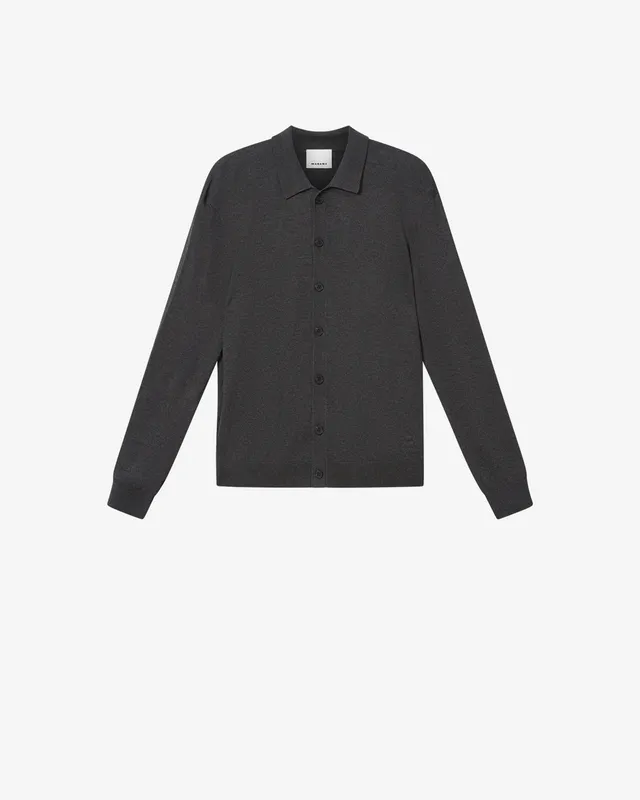 Isabel Marant Joris CA0194 cardigan anthracite maille