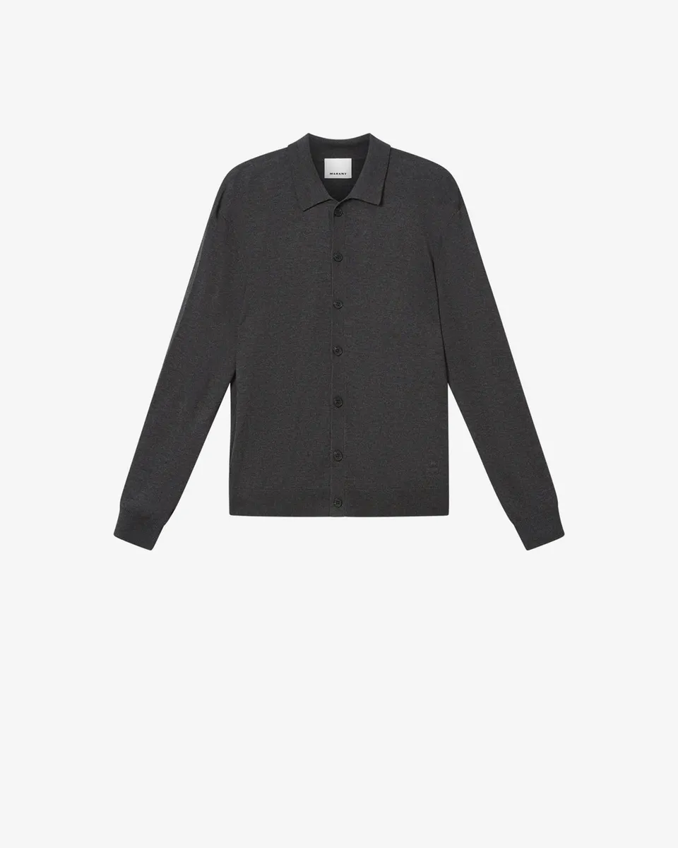 Isabel Marant Joris CA0194 cardigan anthracite maille