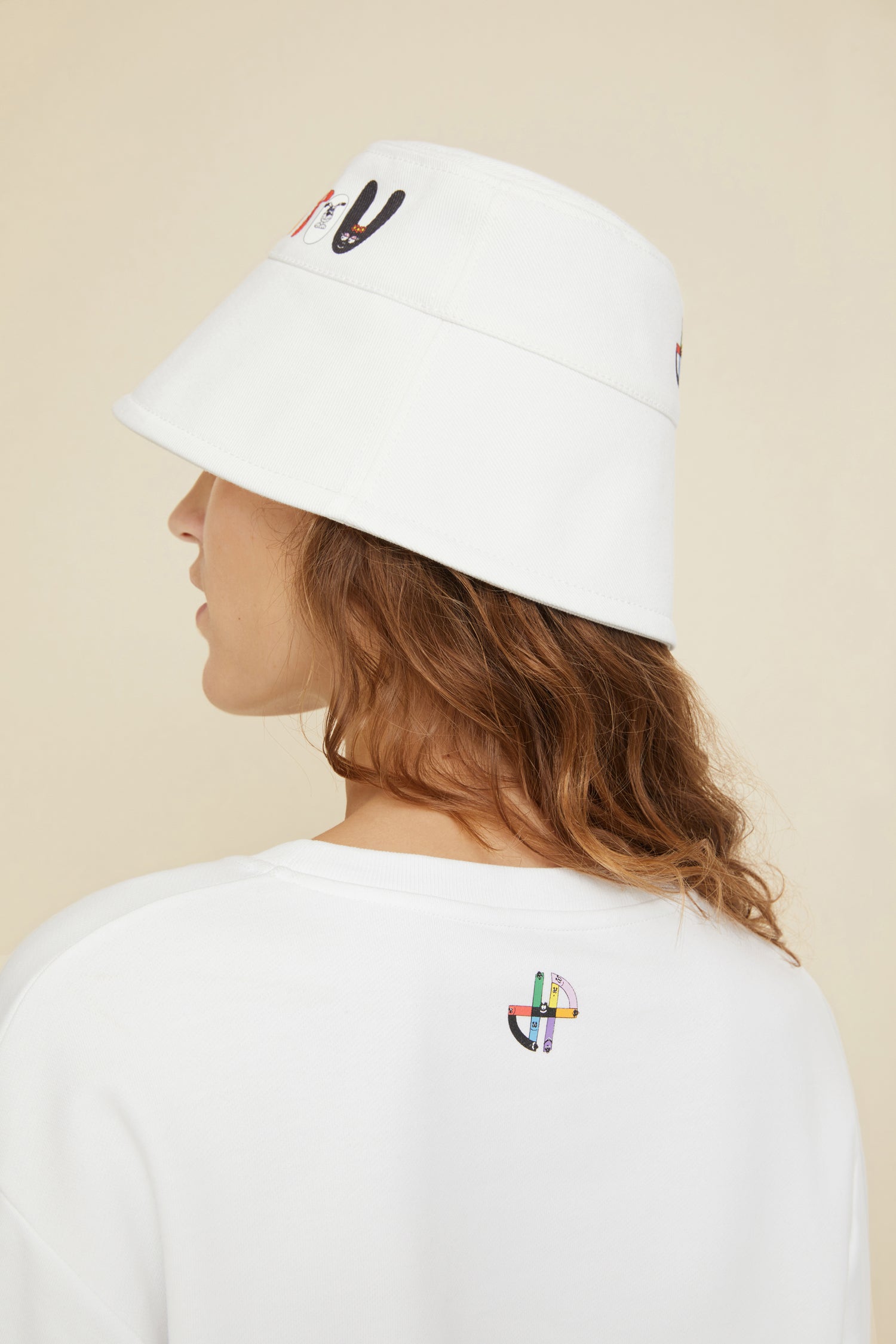 Patou JE0479999001W Sweat Coton Bio Blanc Barbapatou