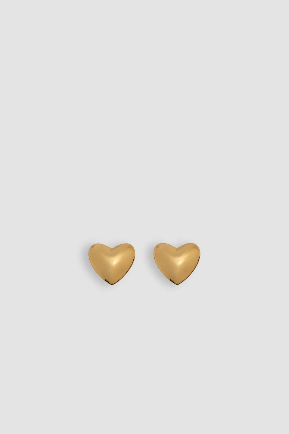 Patou Boucles d'oreilles cœur laiton doré Gold TU