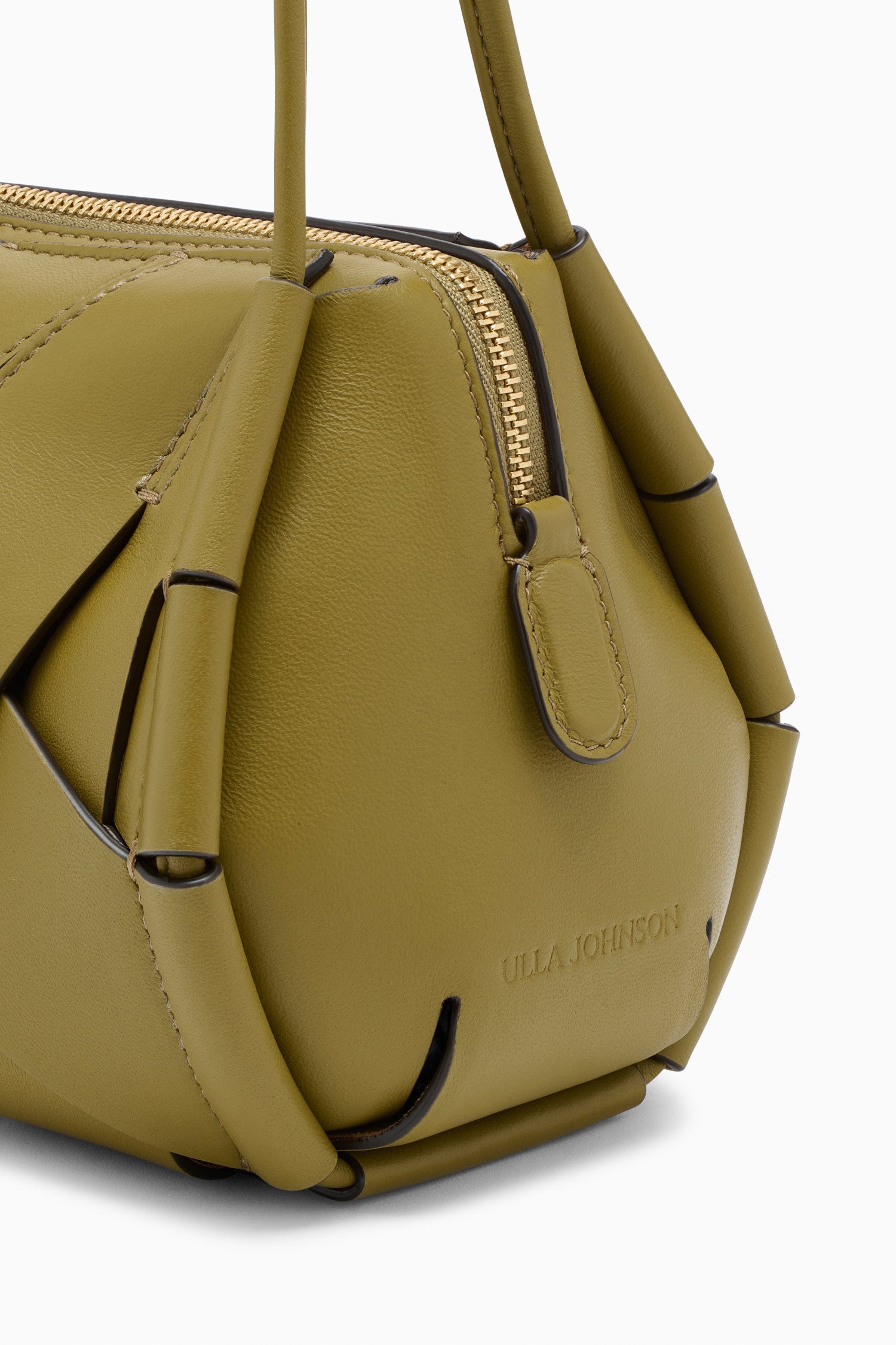 Ulla Johnson Charlotte sac caméra cuir Olive OS
