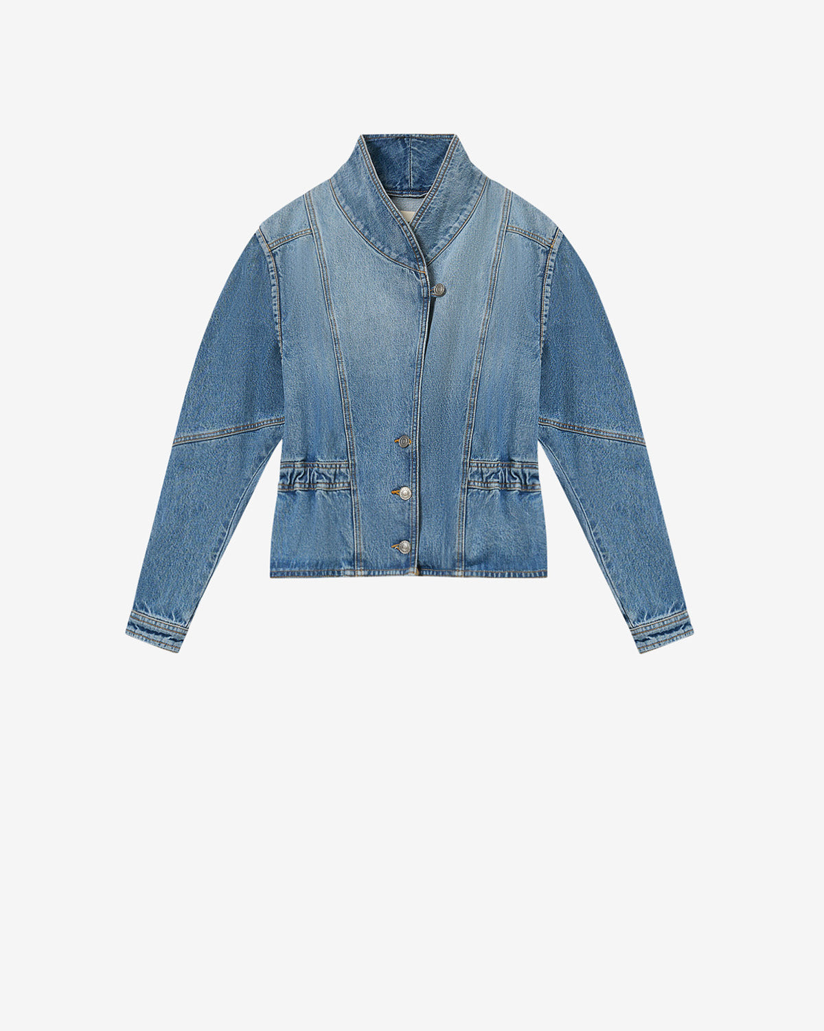 Isabel Marant Dolie veste bleu clair coupe courte