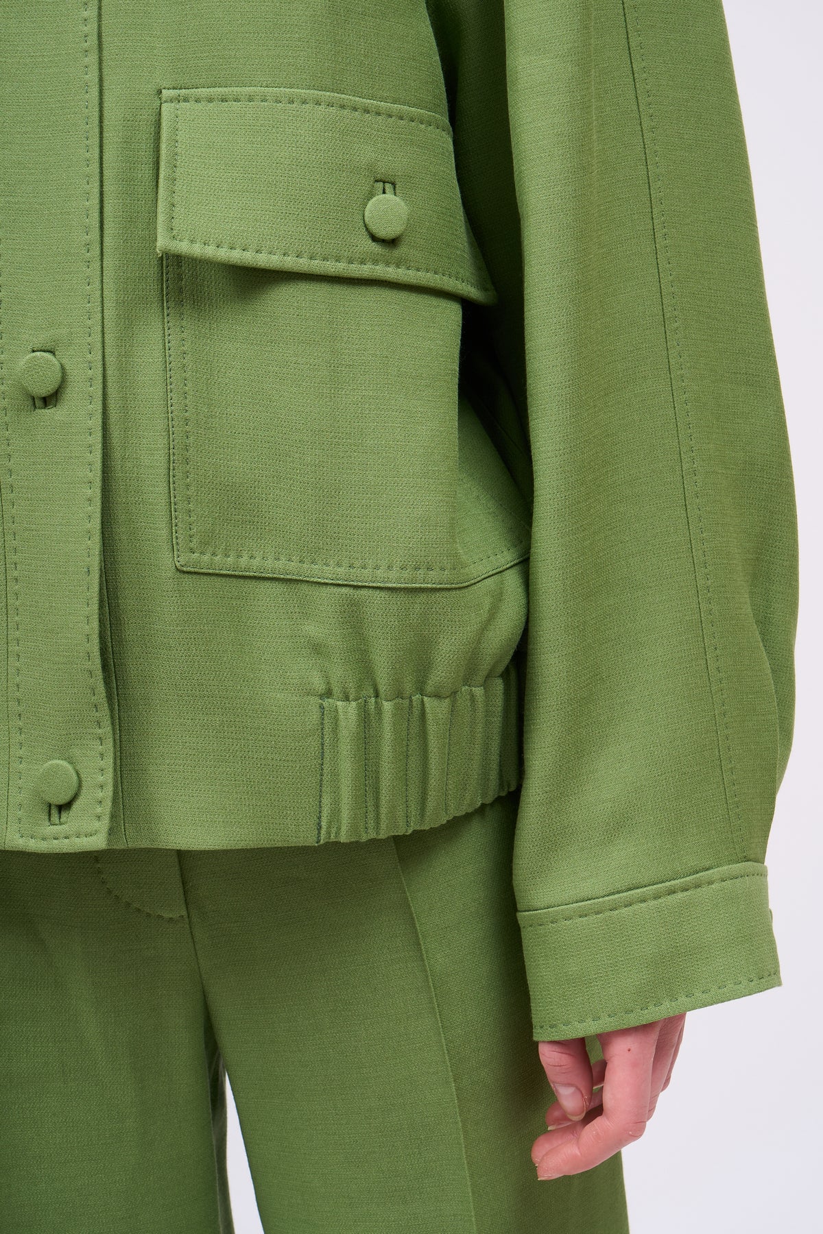 Paul & Joe Batignole veste bomber oversized laine soie