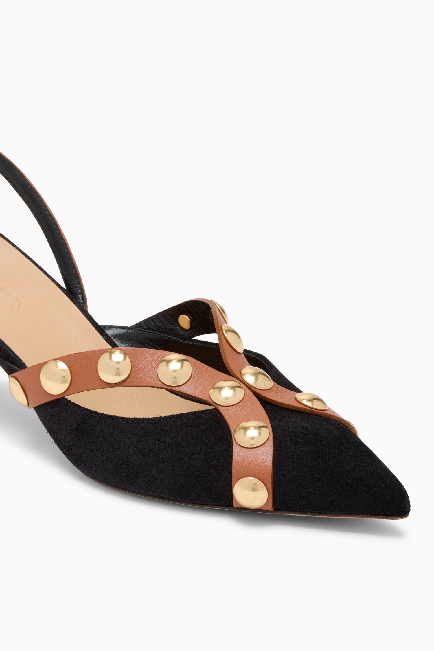Ulla Johnson Vendome escarpins slingback noir 55 mm