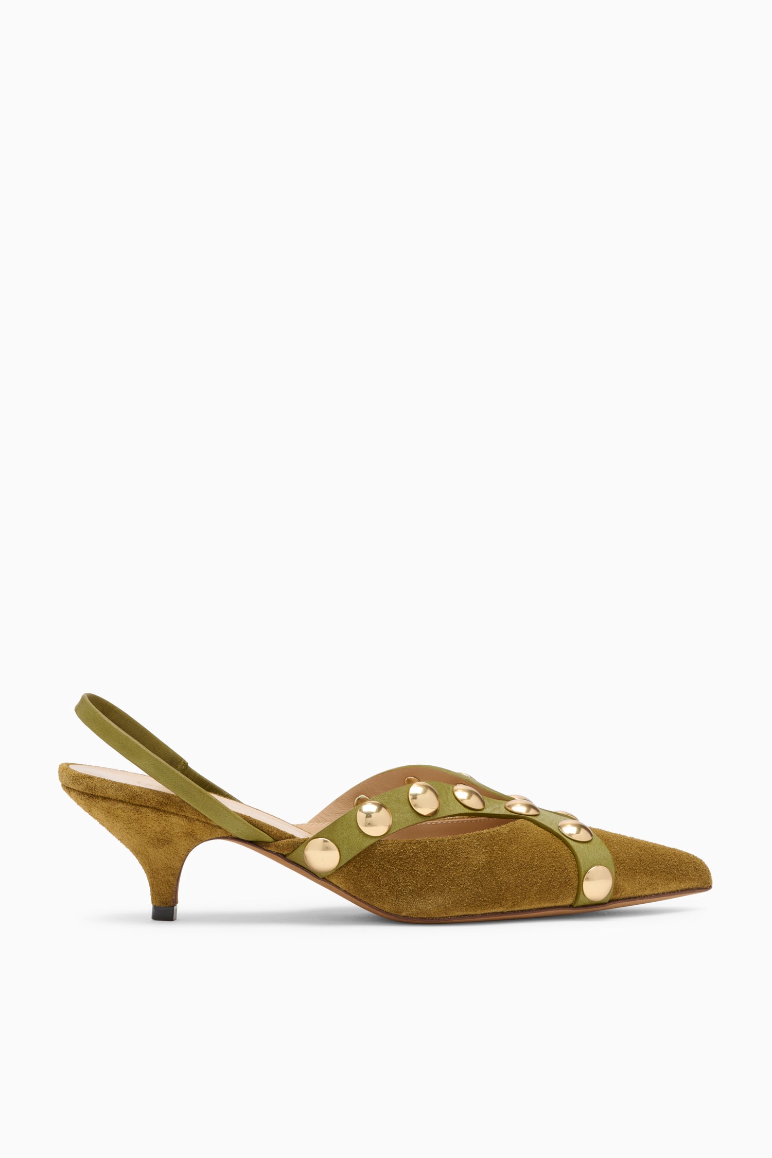 Ulla Johnson Vendome PF261024 escarpins olive