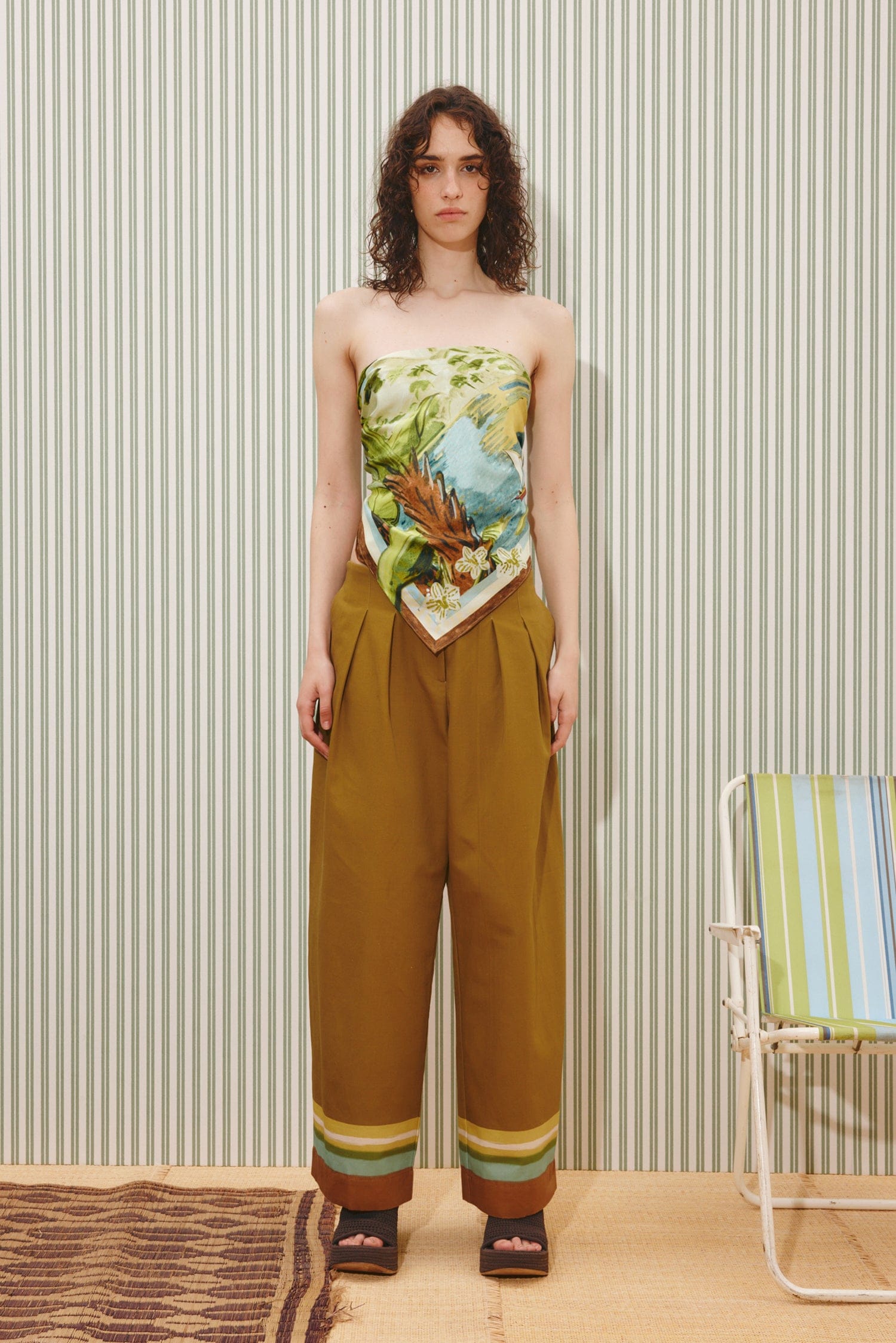 Alemäis Toucan Tango foulard carré twill de soie