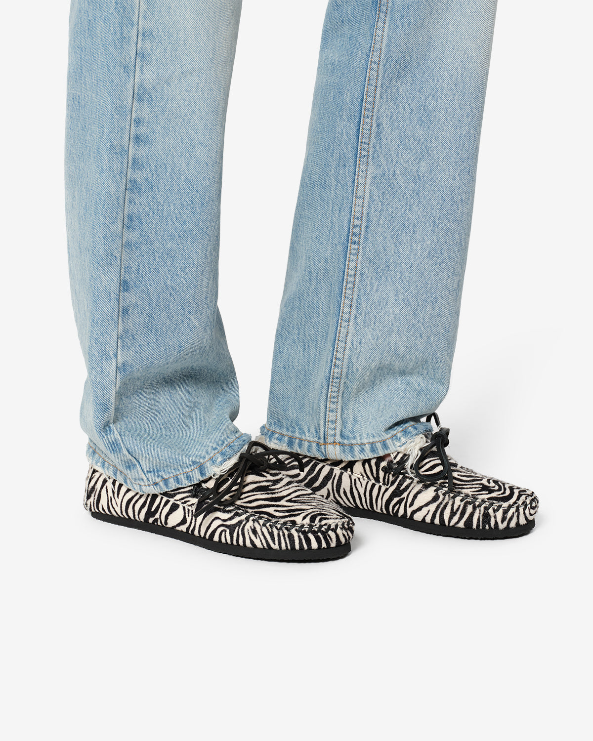Isabel Marant Fitza mocassins cuir zèbre pointure 35-41