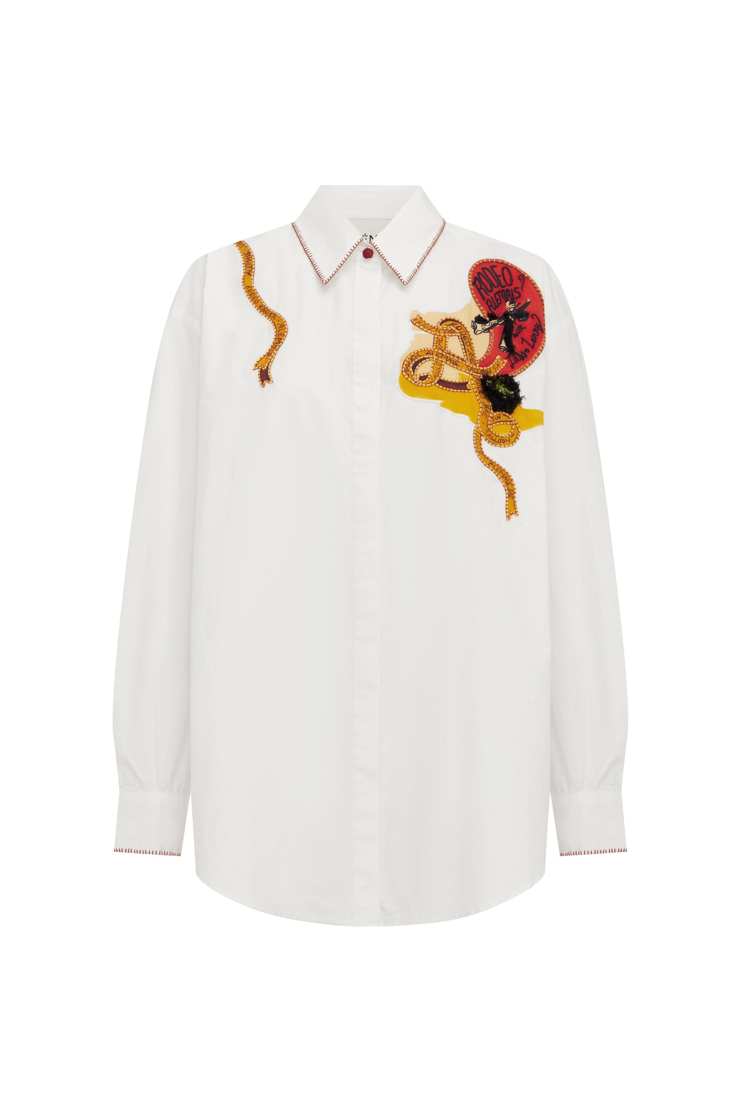 Alemäis Westwood Embellished chemise coton taille 10