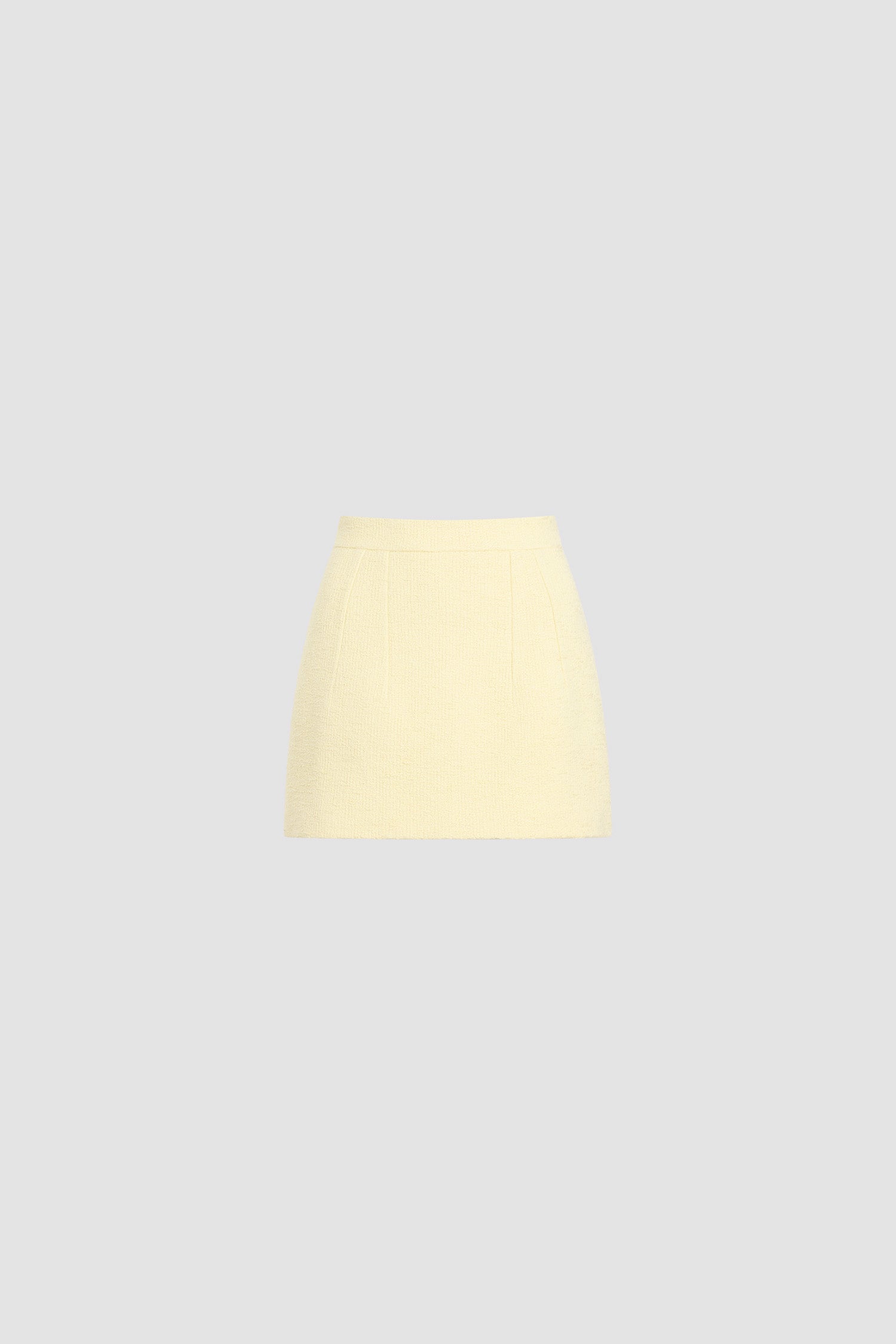 Patou SK104 mini-jupe coton bio jaune Limelight