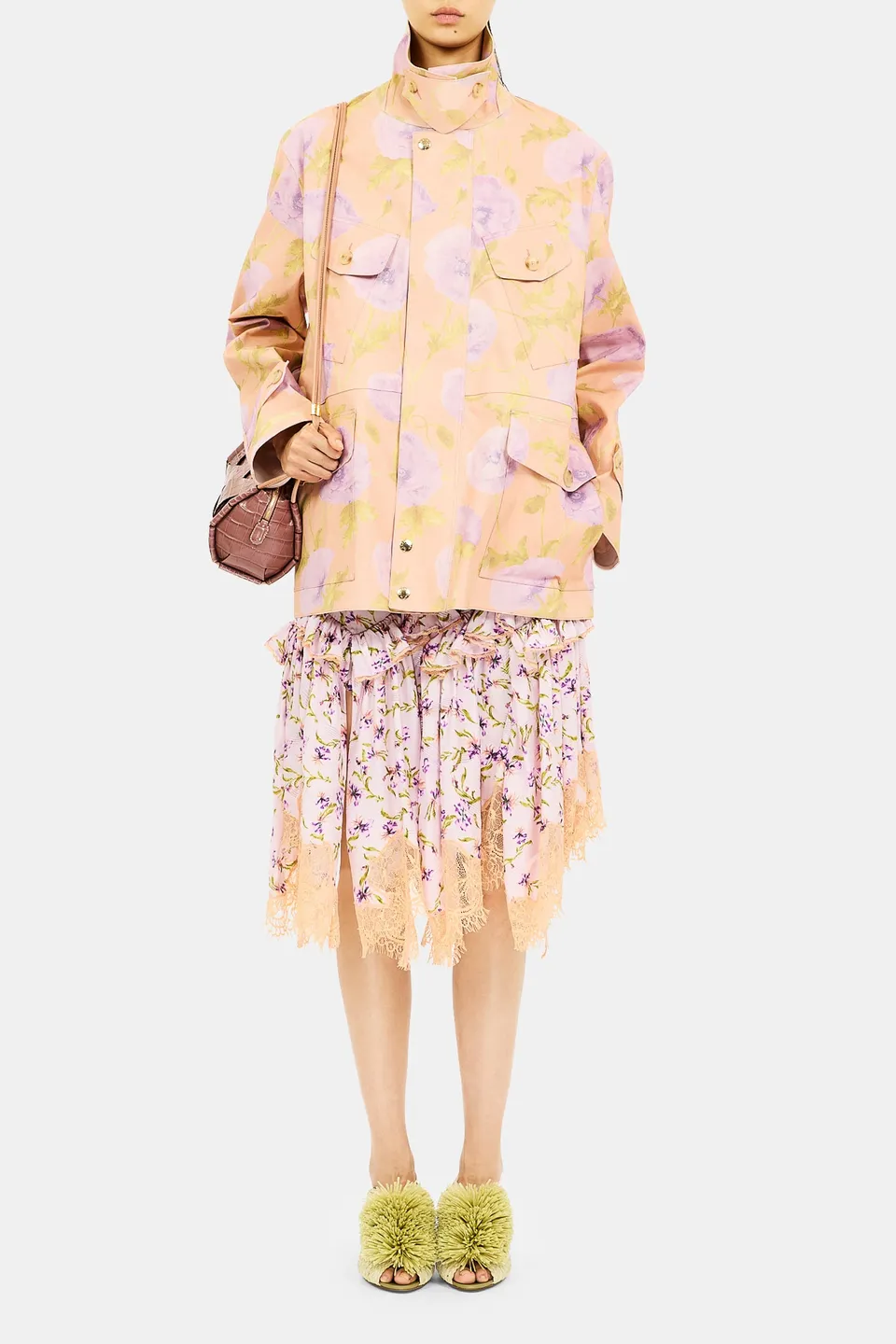 Ulla Johnson Eaton veste cargo Blush Painted Poppy