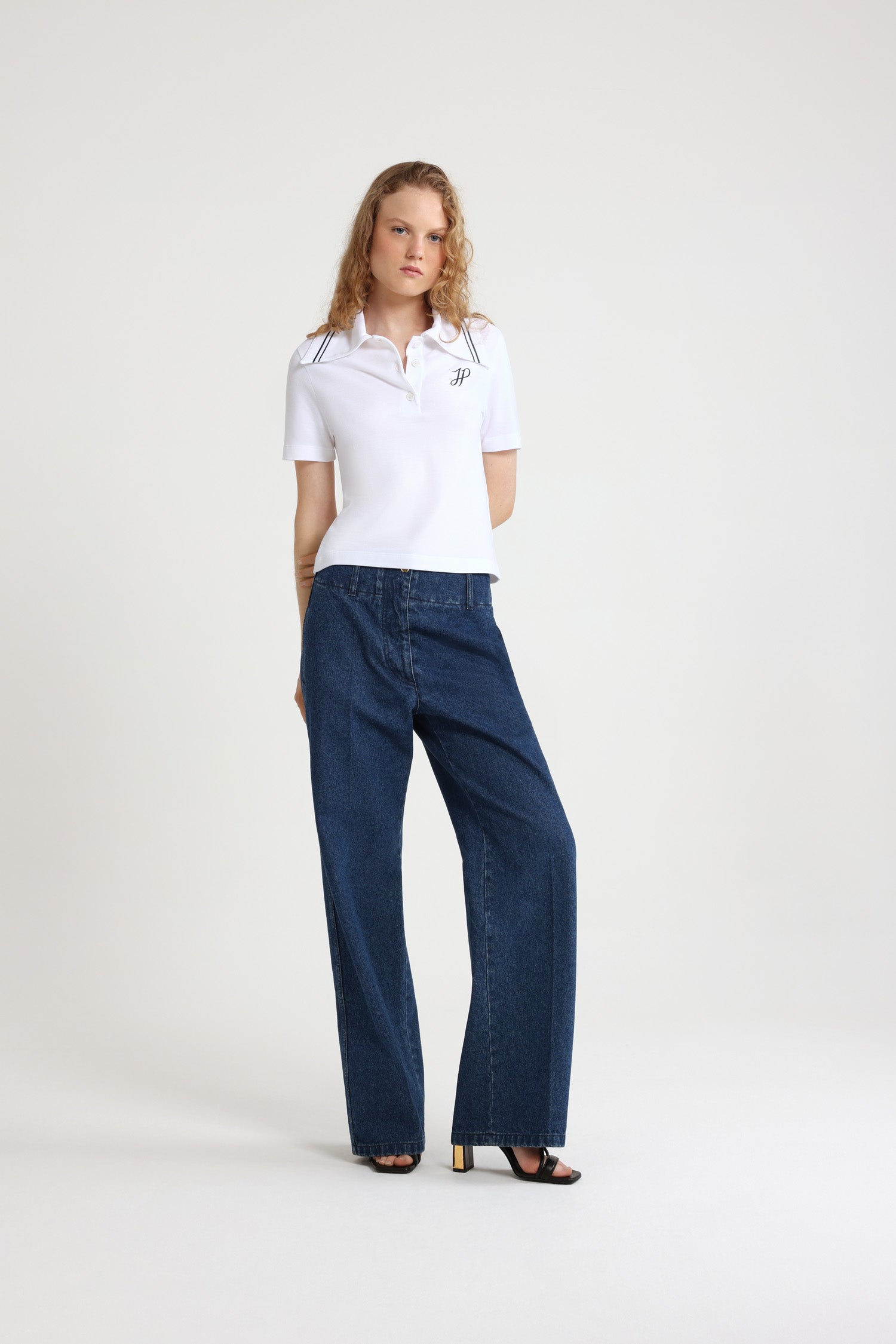 Patou JE142 P25JE1429975001W polo piqué coton bio blanc White