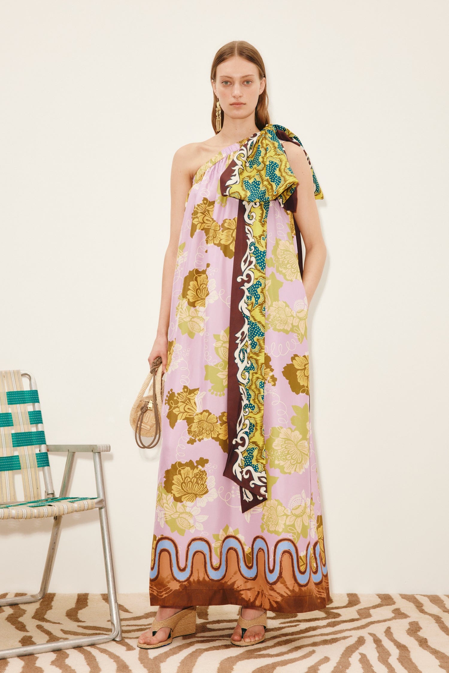 Alemäis Arnie Silk Midi Dress robe soie taille 8