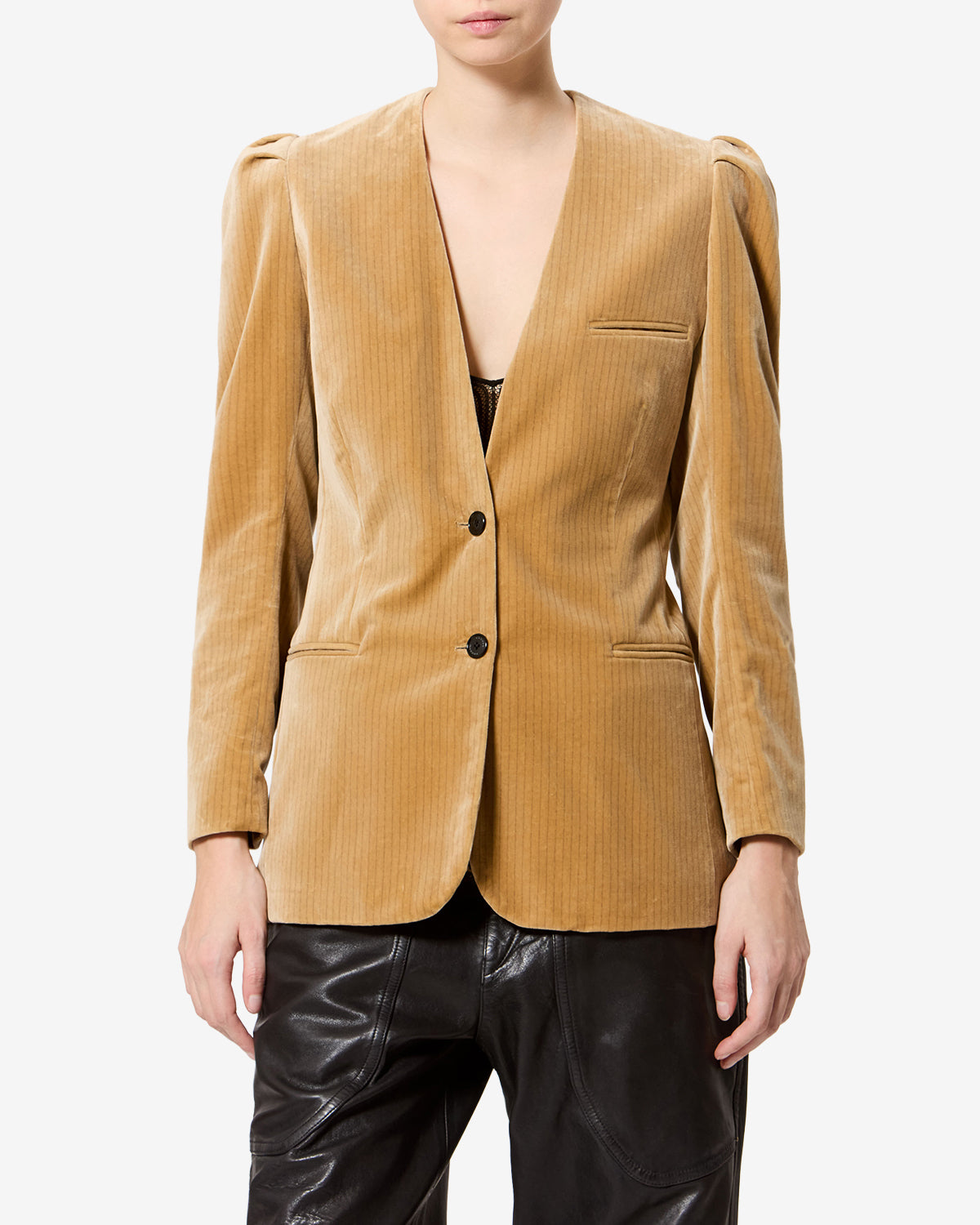 Isabel Marant Fereole VE0704FA veste velours camel