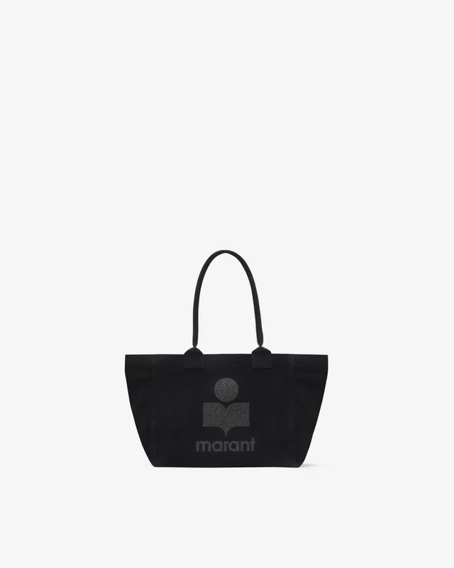 Isabel Marant Yenky sac cabas coton noir zippé