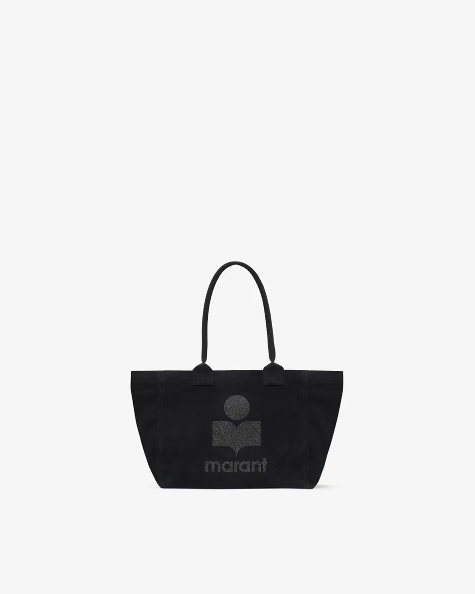 Isabel Marant Yenky sac cabas coton noir zippé