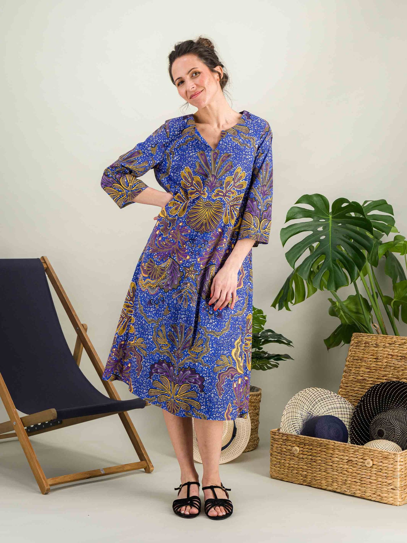 Anahide Saint André Zenitude robe coton mi-longue été