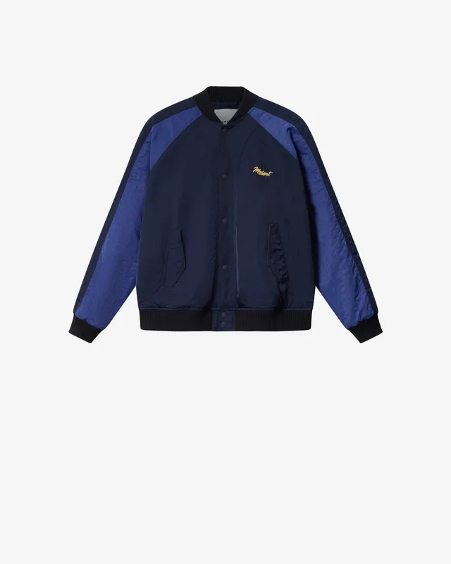 Isabel Marant Westley VE0766HA teddy bleu marine brodé