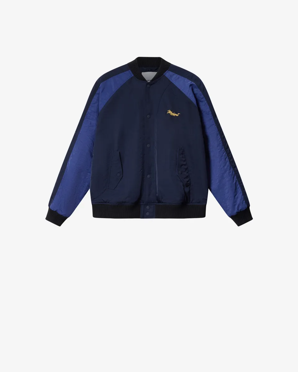 Isabel Marant Westley VE0766HA teddy bleu marine brodé