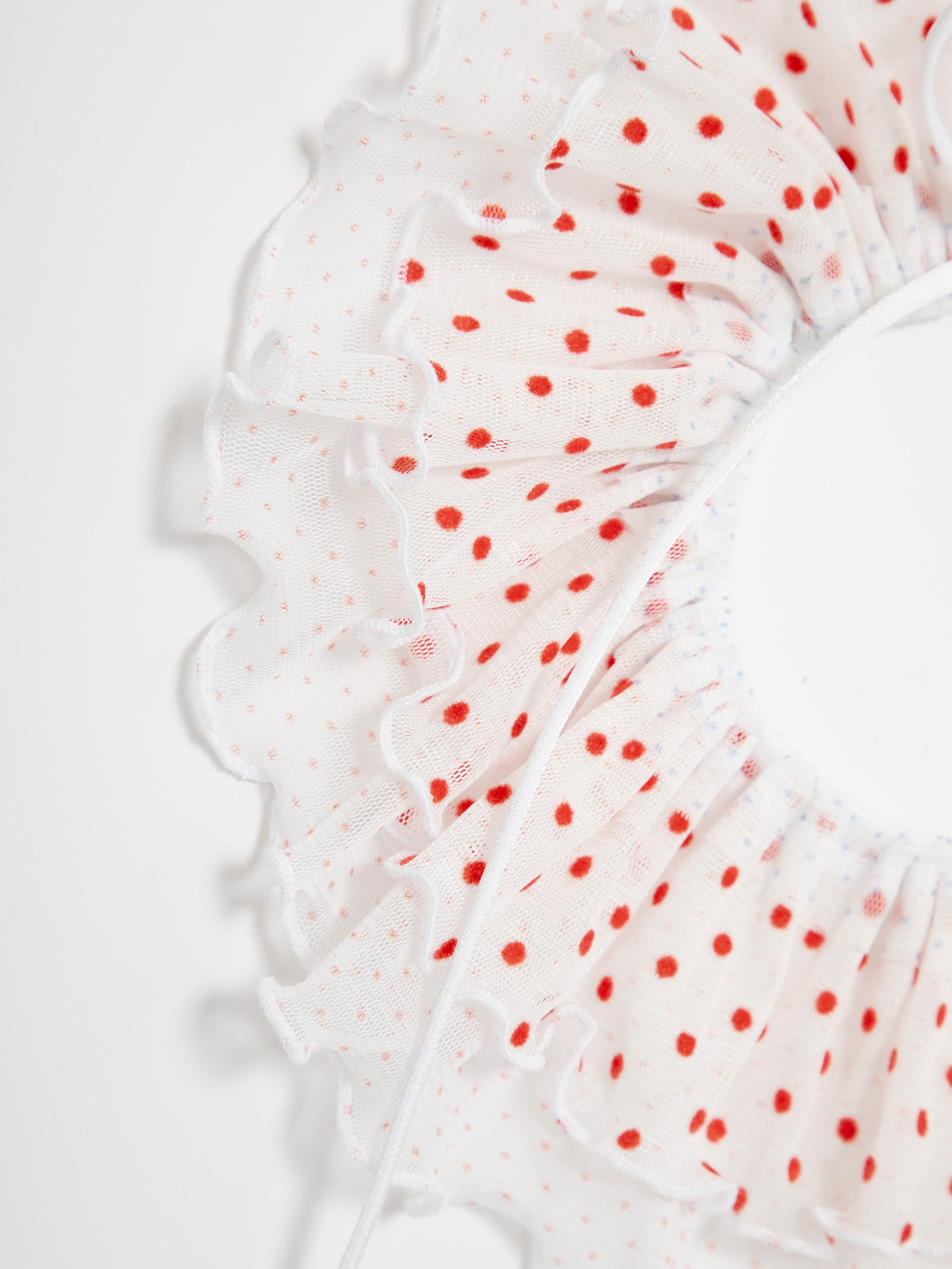 Ester Manas Mini Manas Removable Mesh Collar col dots