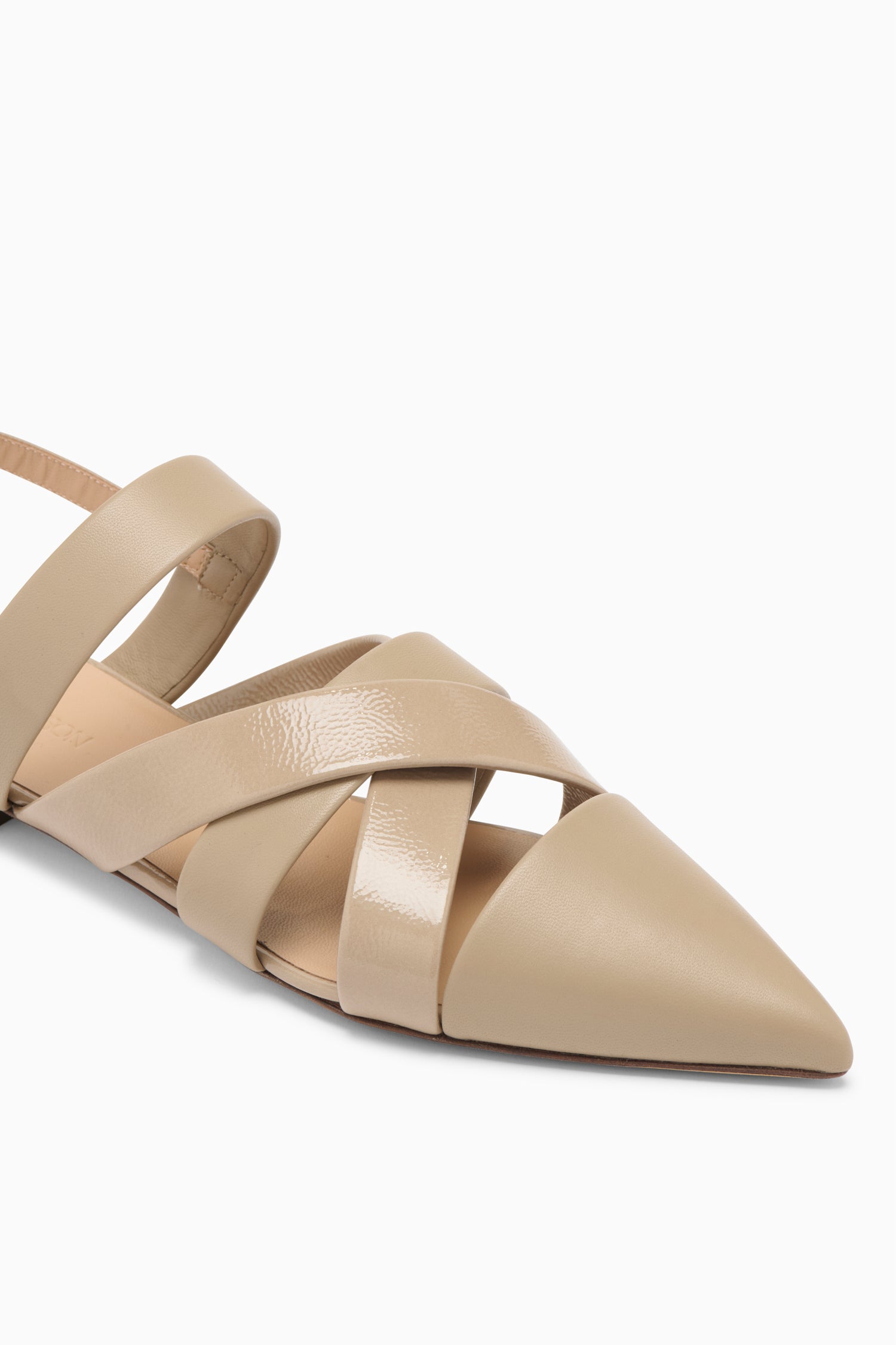 Ulla Johnson Tallulah ballerines cuir mica pointues