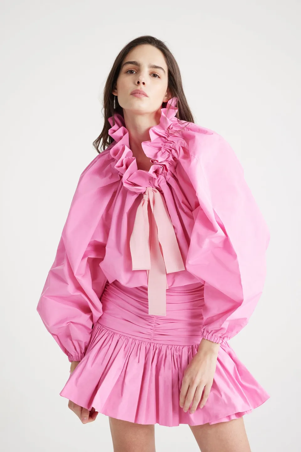 Patou P24TO0170011455P blouse faille rose