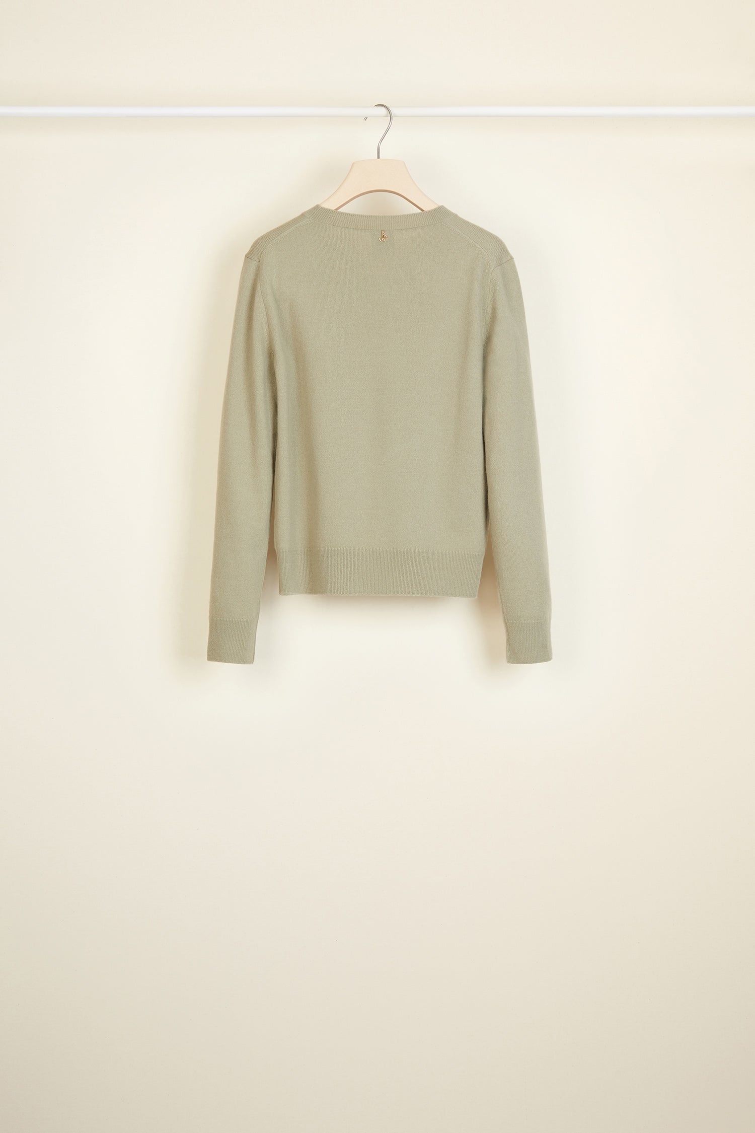 Patou KN001 Pull mérinos cachemire Kaki XS-XL