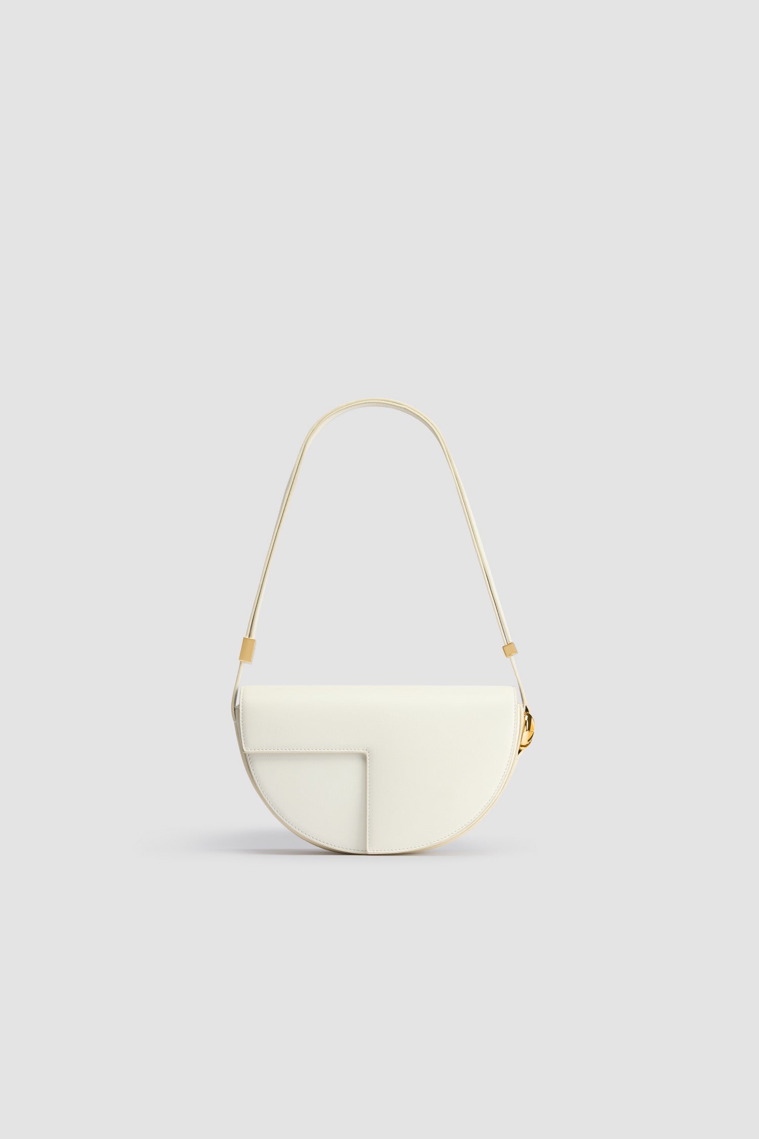 Patou Le Patou BA001 sac cuir Angora demi-lune