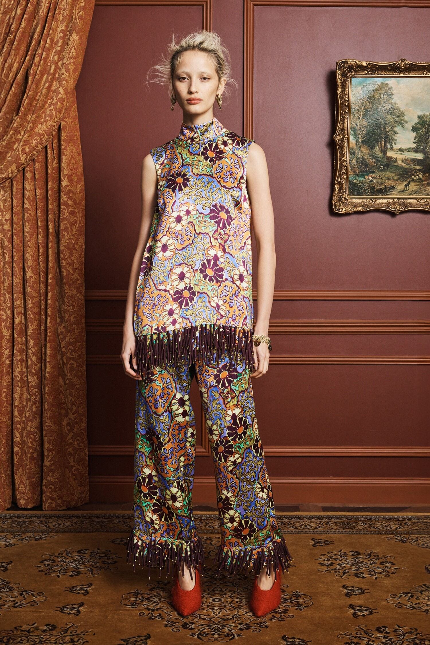 Alemäis Joanna pantalon culotte viscose imprimé floral