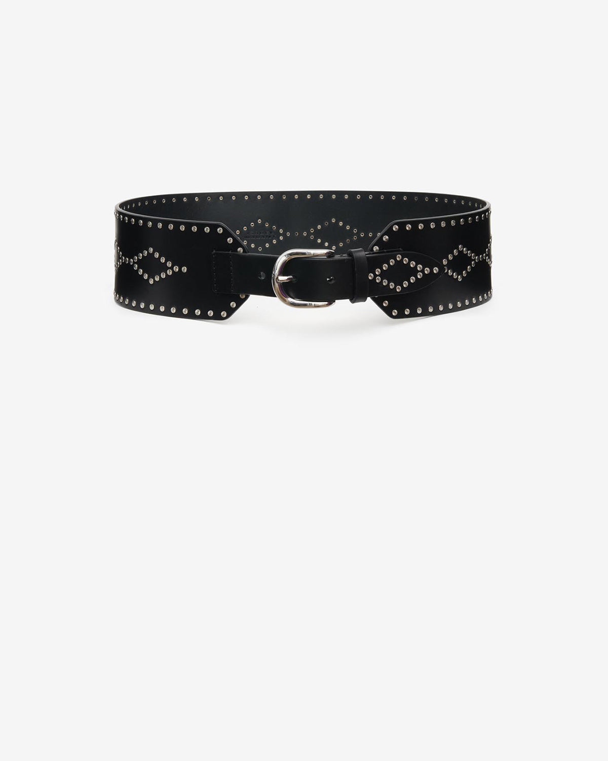 Isabel Marant Lucie CE228BFA ceinture cuir noir 7 cm