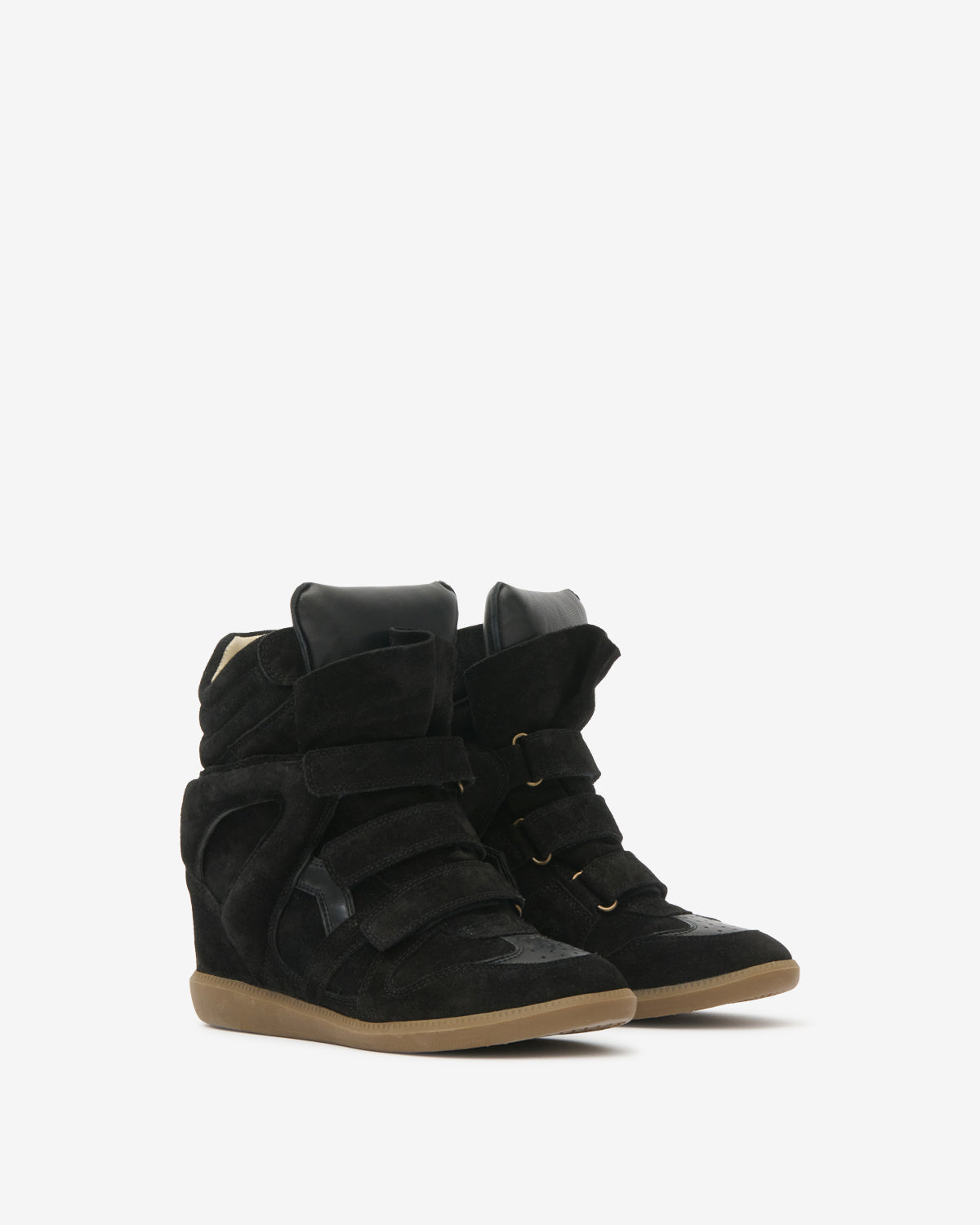 Isabel Marant Bekett Man baskets noir compensées
