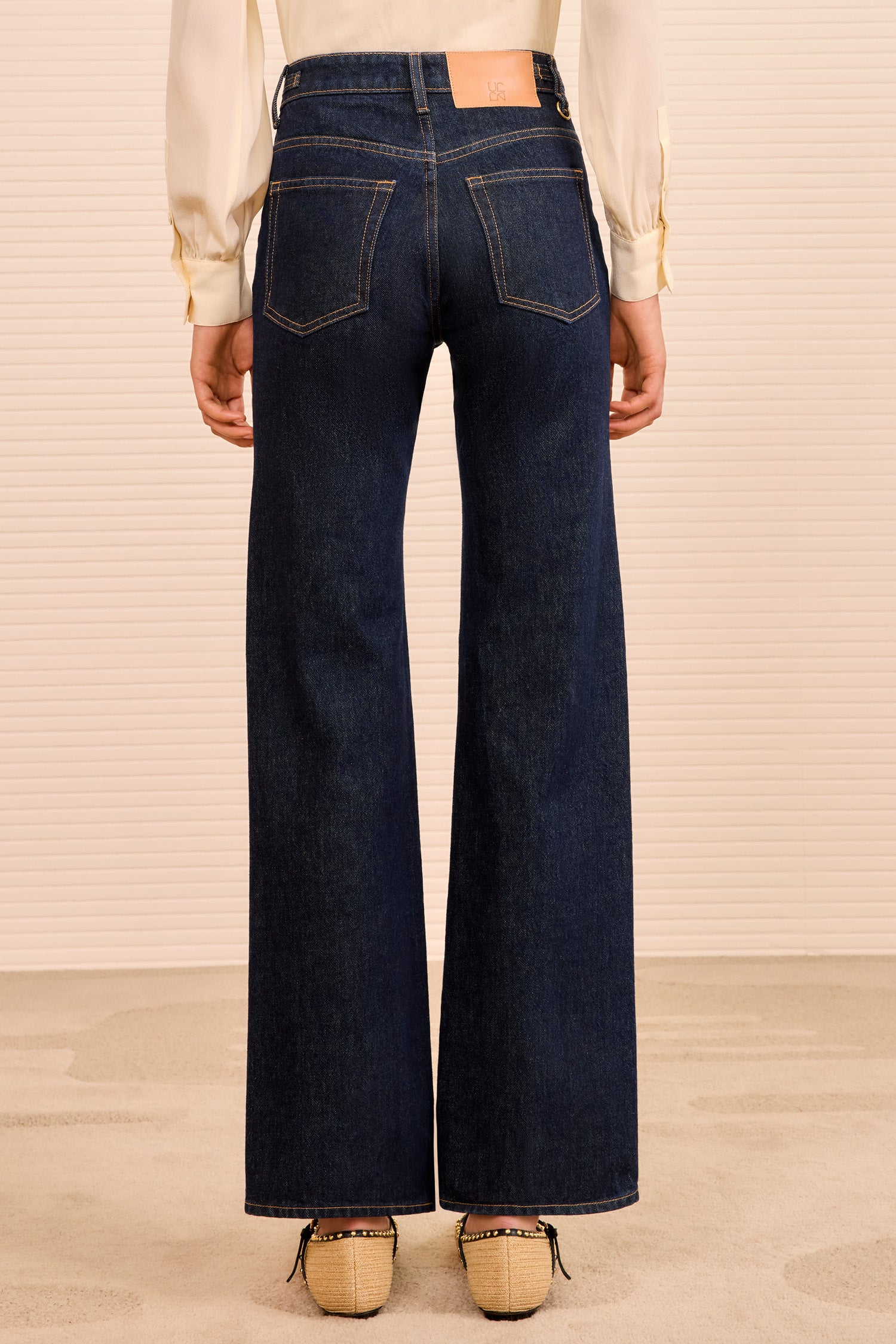 Ulla Johnson Agatha UJ9904061 Jean Tigris droit coton
